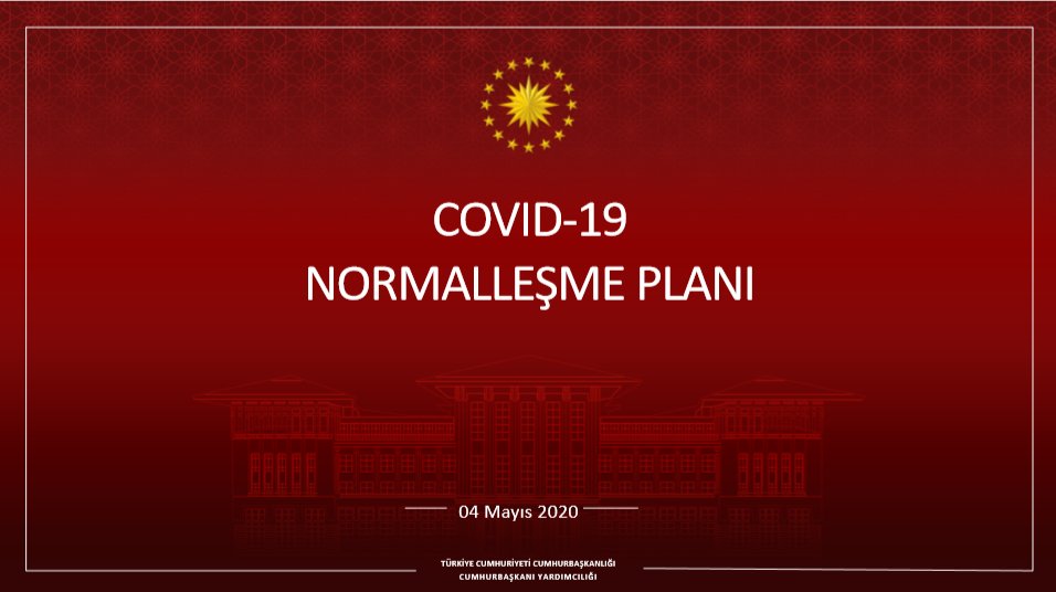 CUMHURBAŞKANLIĞI NORMALLEŞME PLANINI AÇIKLADI