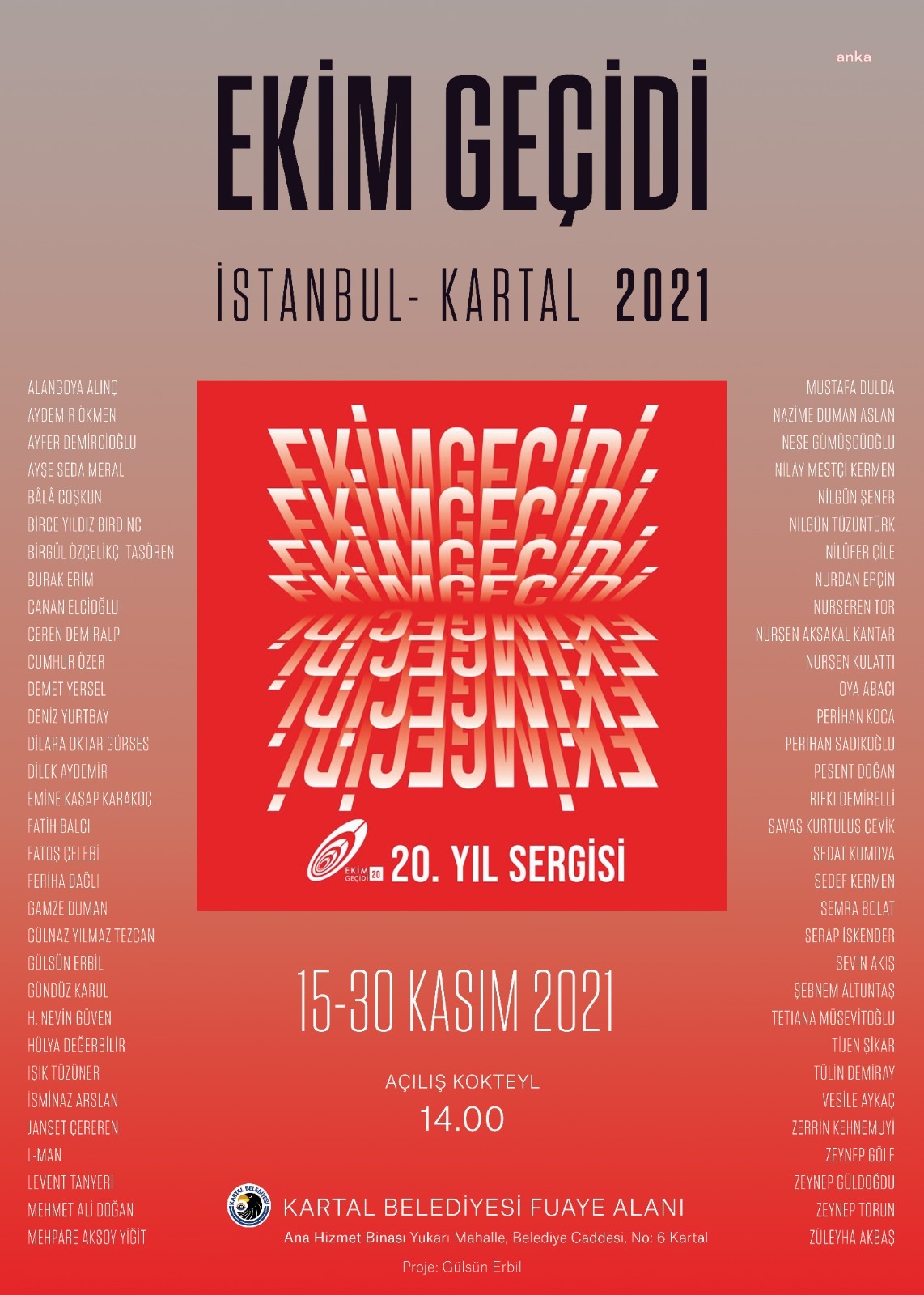 EKİM GEÇİDİ İSTANBUL-KARTAL SERGİSİ SANATSEVERLERİ BULUŞTURACAK