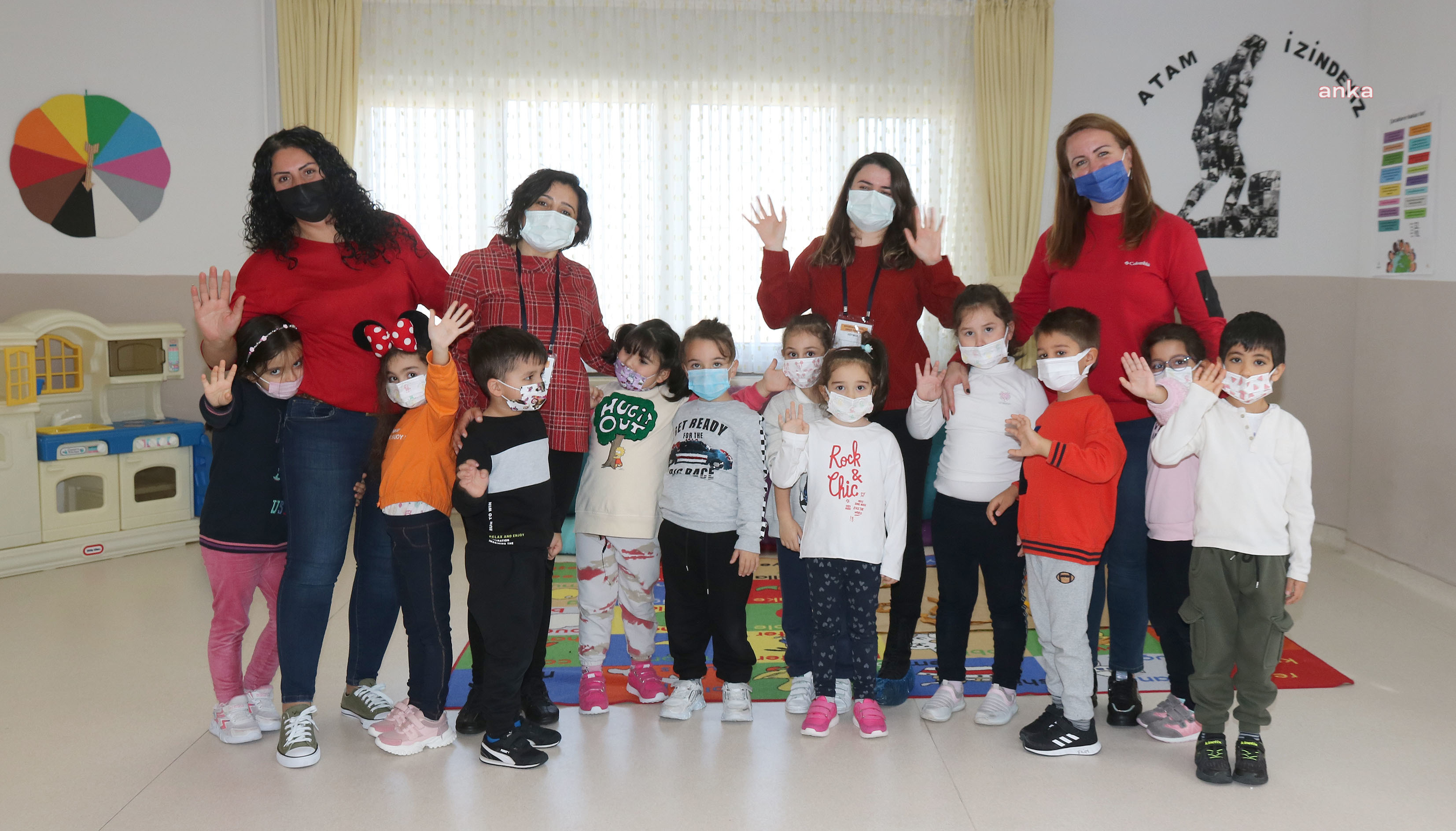 ÇANKAYALI MİNİKLERDEN EĞLENCELİ ATÖLYE ÇALIŞMASI