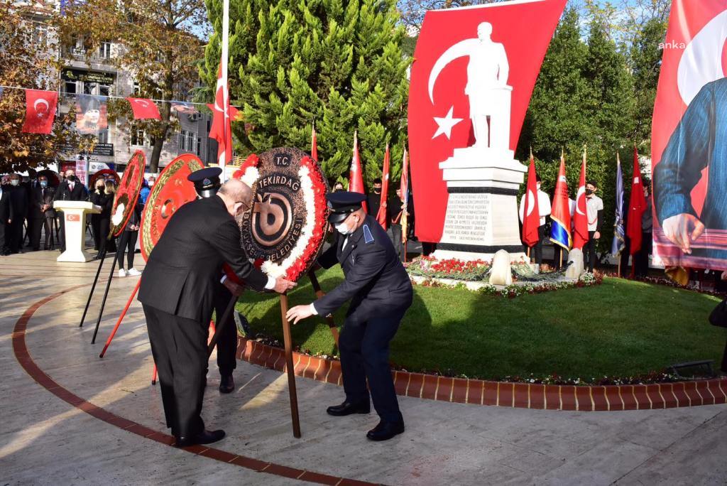 TEKİRDAĞ'IN DÜŞMAN İŞGALİNDEN KURTULUŞUNUN 99. YILI TÖRENLE KUTLANDI