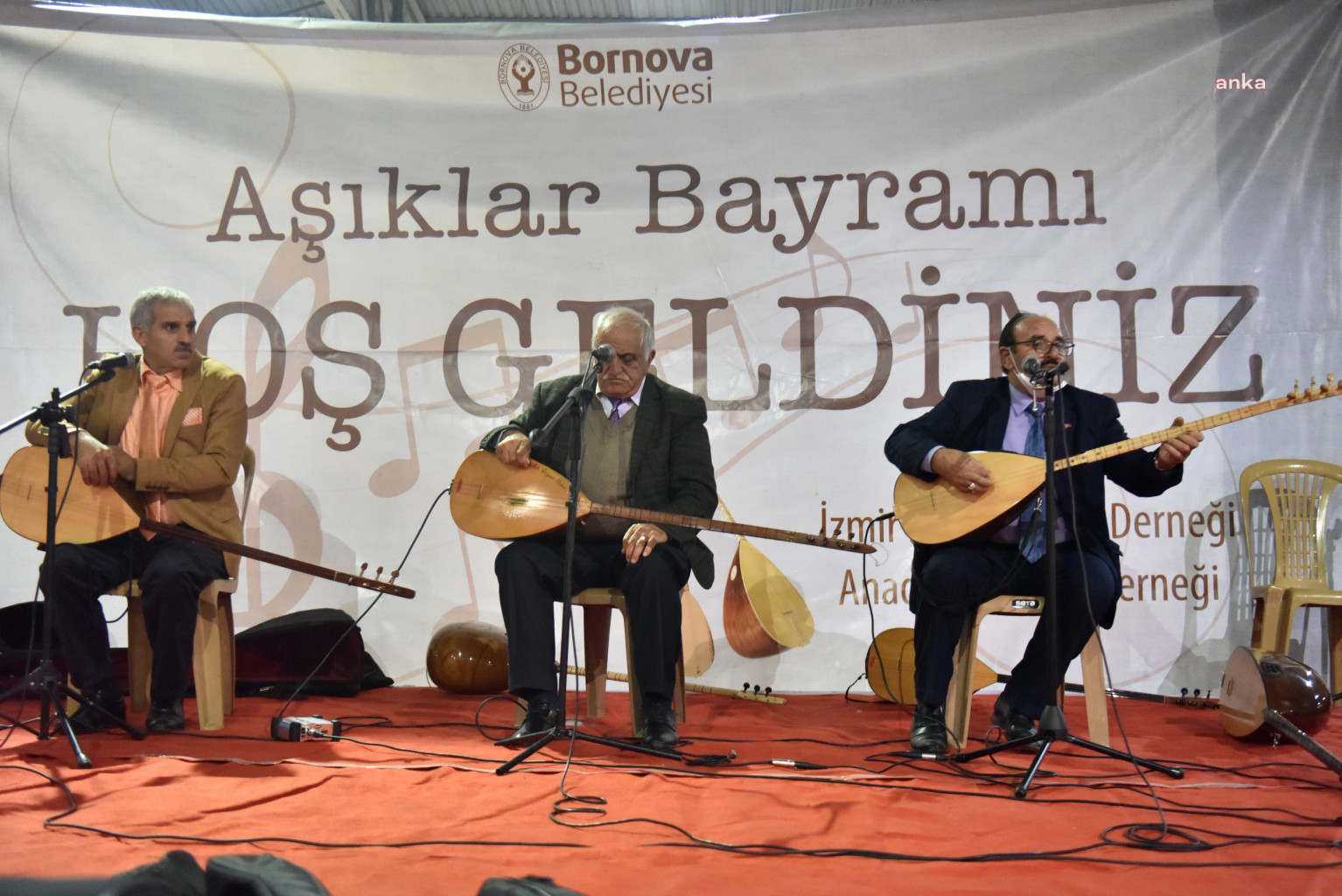 SAZ AŞIKLARI, BORNOVA'DA BULUŞTU