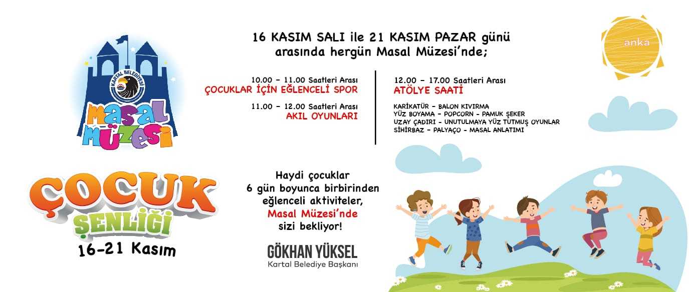 KARTALLI MİNİKLER ARA TATİLİNİN TADINI, "ÇOCUK ŞENLİĞİ" İLE ÇIKARACAK