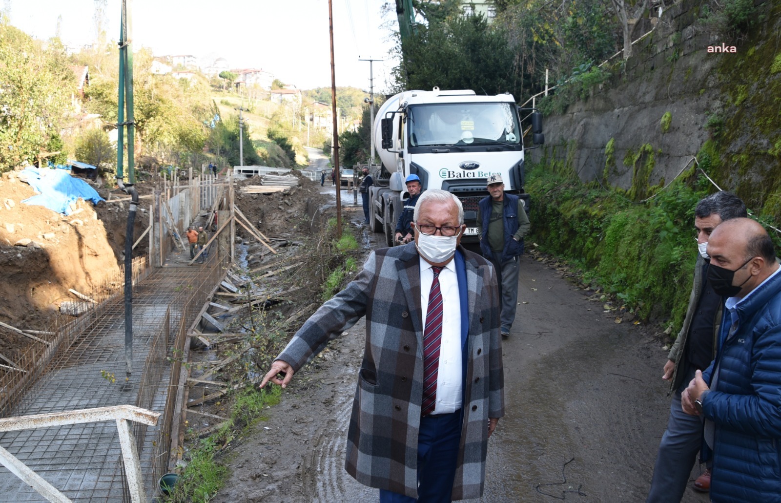 KDZ. EREĞLİ BELEDİYE BAŞKANI POSBIYIK'TAN SAKİNDERE’DE İNCELEME