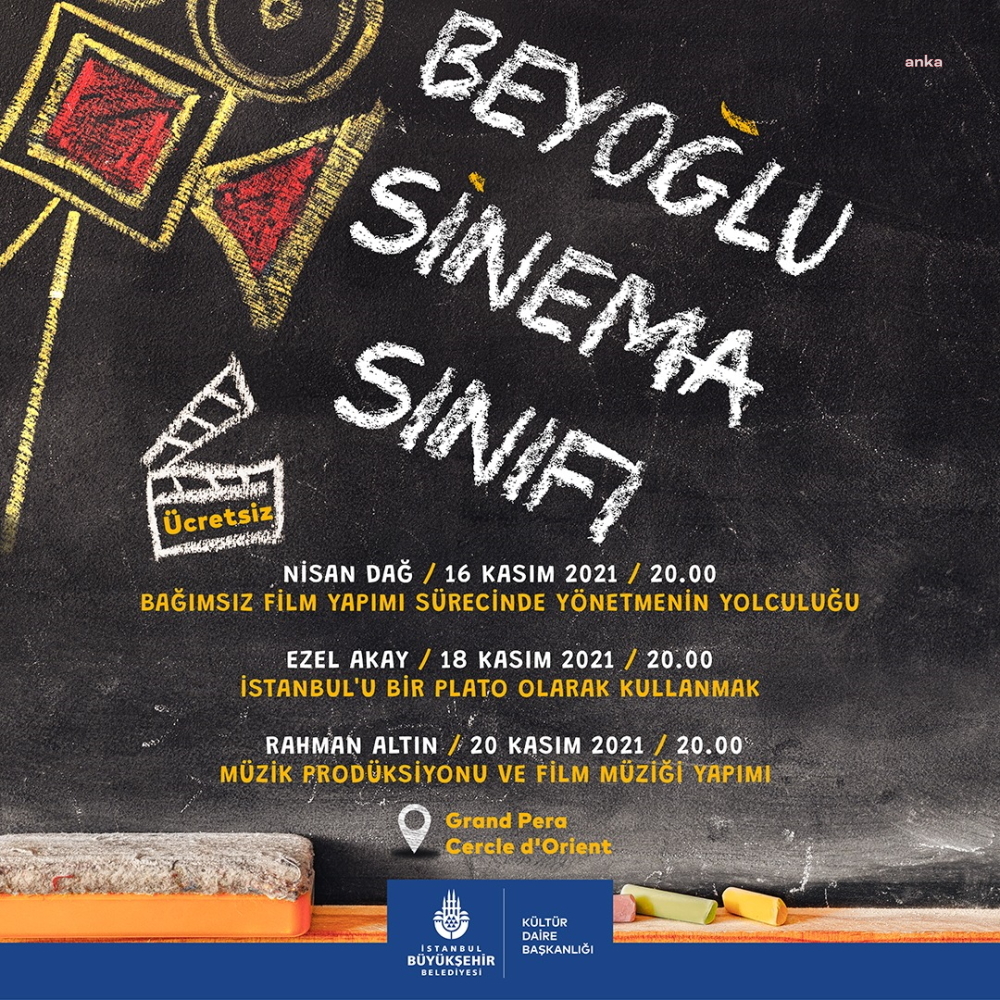 İBB 'BEYOĞLU'NDA SİNEMA SINIFI' SÖYLEŞİLERİ DÜZENLİYOR
