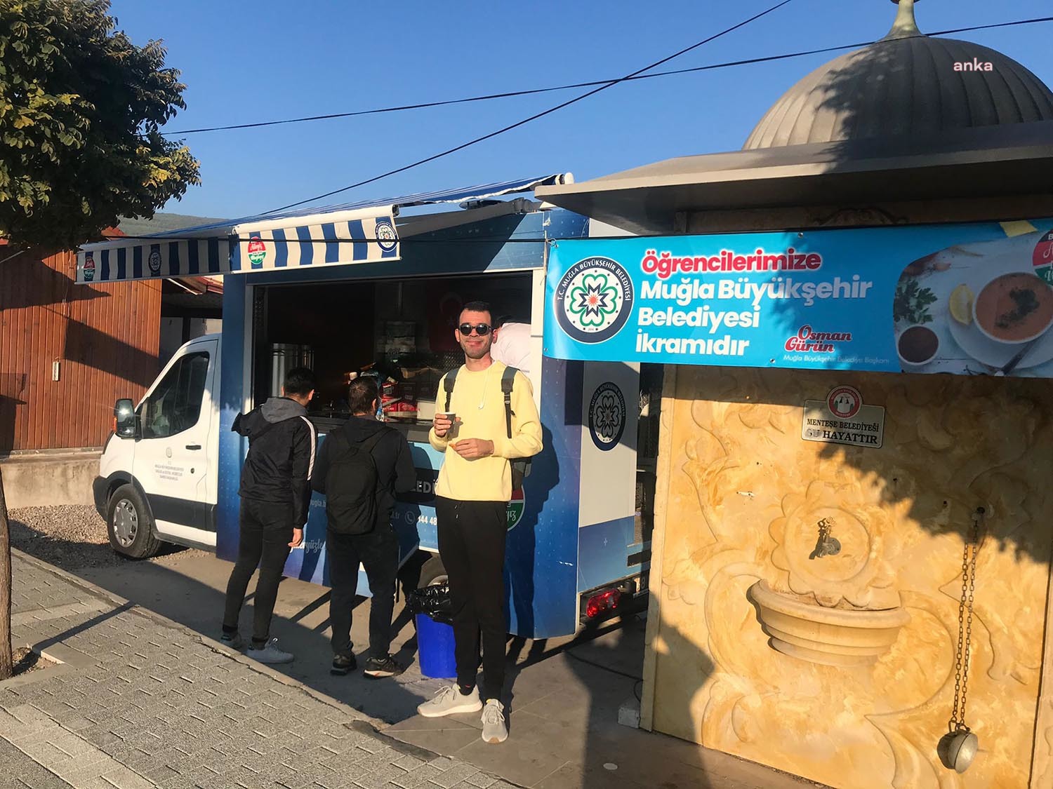 MUĞLA BÜYÜKŞEHİR'DEN ÖĞRENCİLERE ÇORBA İKRAMI