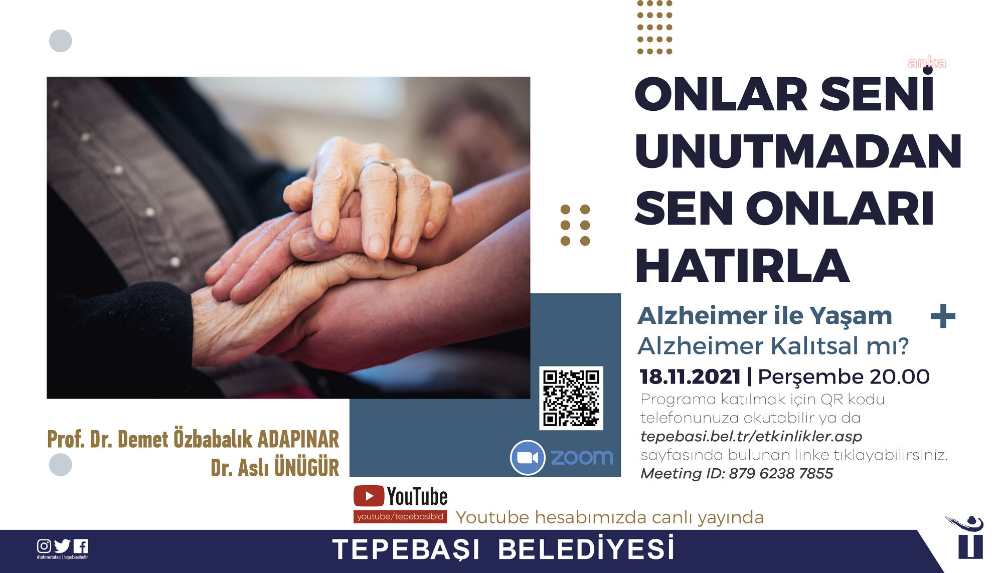 TEPEBAŞI'NDA UZMANLAR ALZHEIMER HASTALIĞINI ANLATIYOR
