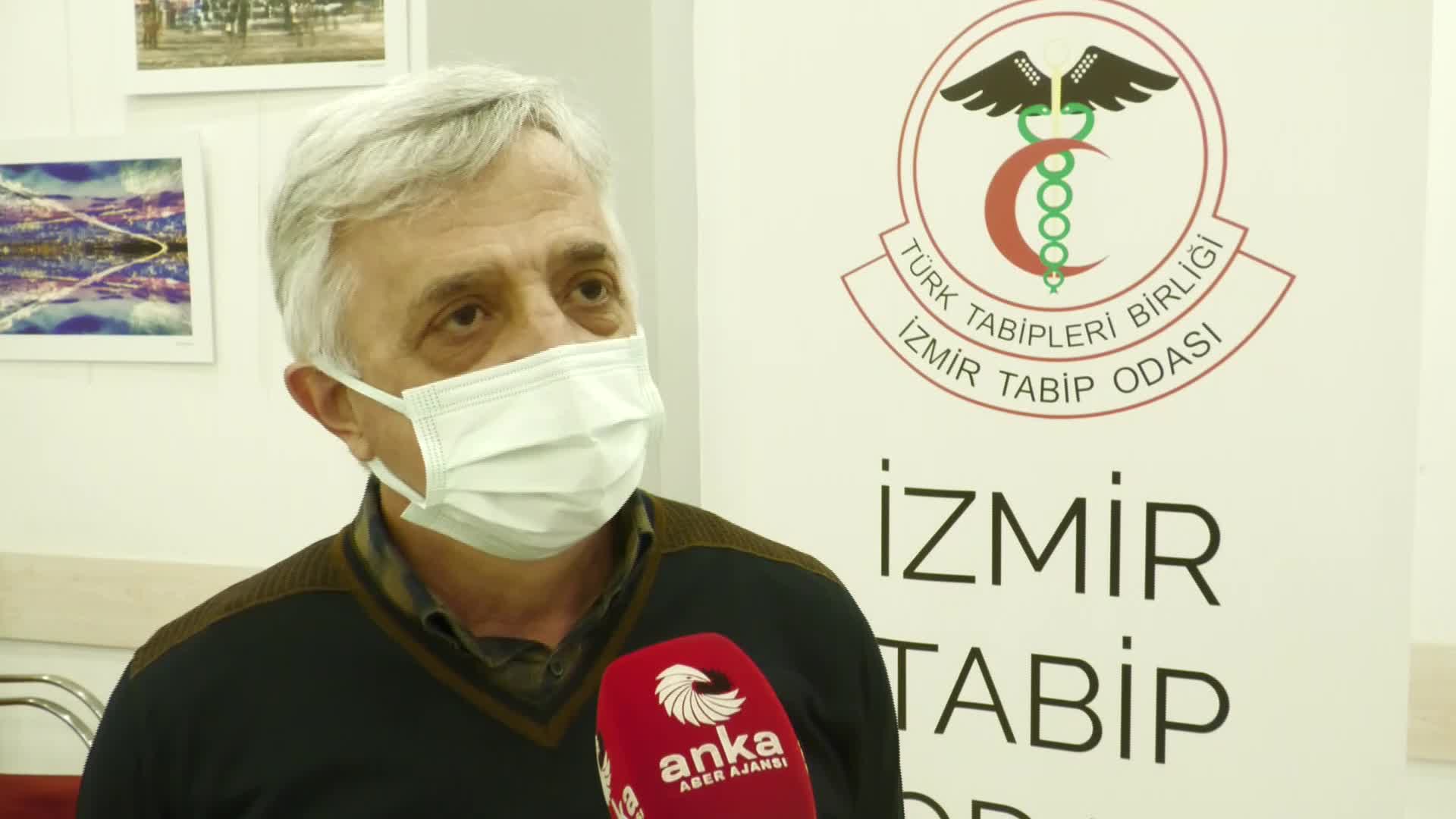 İZMİR TABİP ODASI BAŞKANI ÇAMLI: "PANDEMİ AKIŞINA BIRAKILDI. SÜRÜ BAĞIŞIKLIĞINA DÖNÜLDÜĞÜ KAYGISI YAŞIYORUZ"