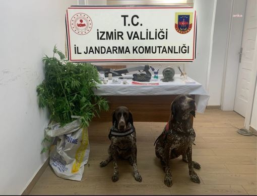 İZMİR'İN 9 İLÇESİNDE UYUŞTURUCU OPERASYONU