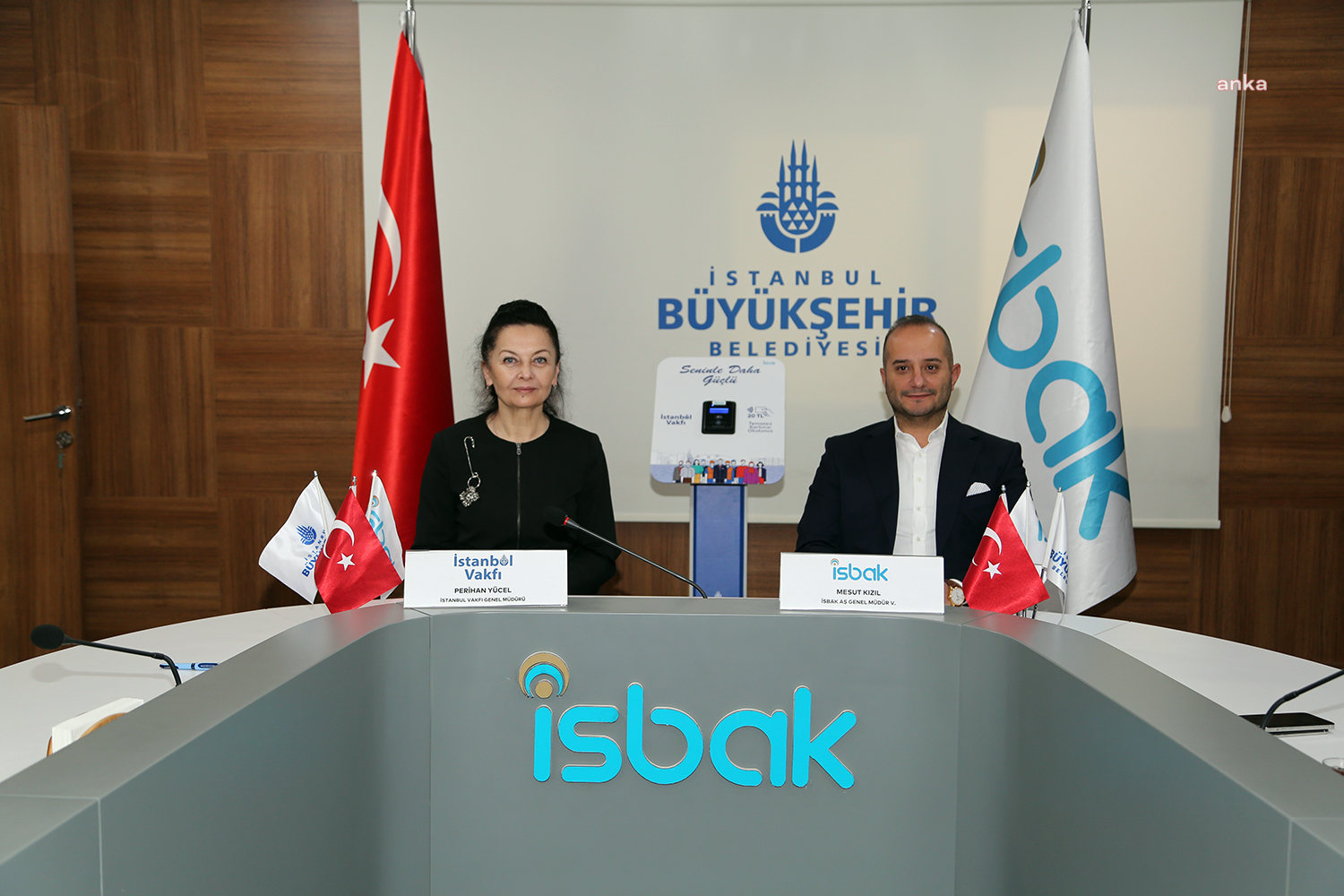 İSTANBUL VAKFI'NA BAĞIŞLAR İSBAK AŞ’NİN KURDUĞU KİOSK’LAR ÜZERİNDEN YAPILACAK
