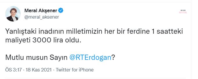 AKŞENER: “MUTLU MUSUN SAYIN ERDOĞAN”