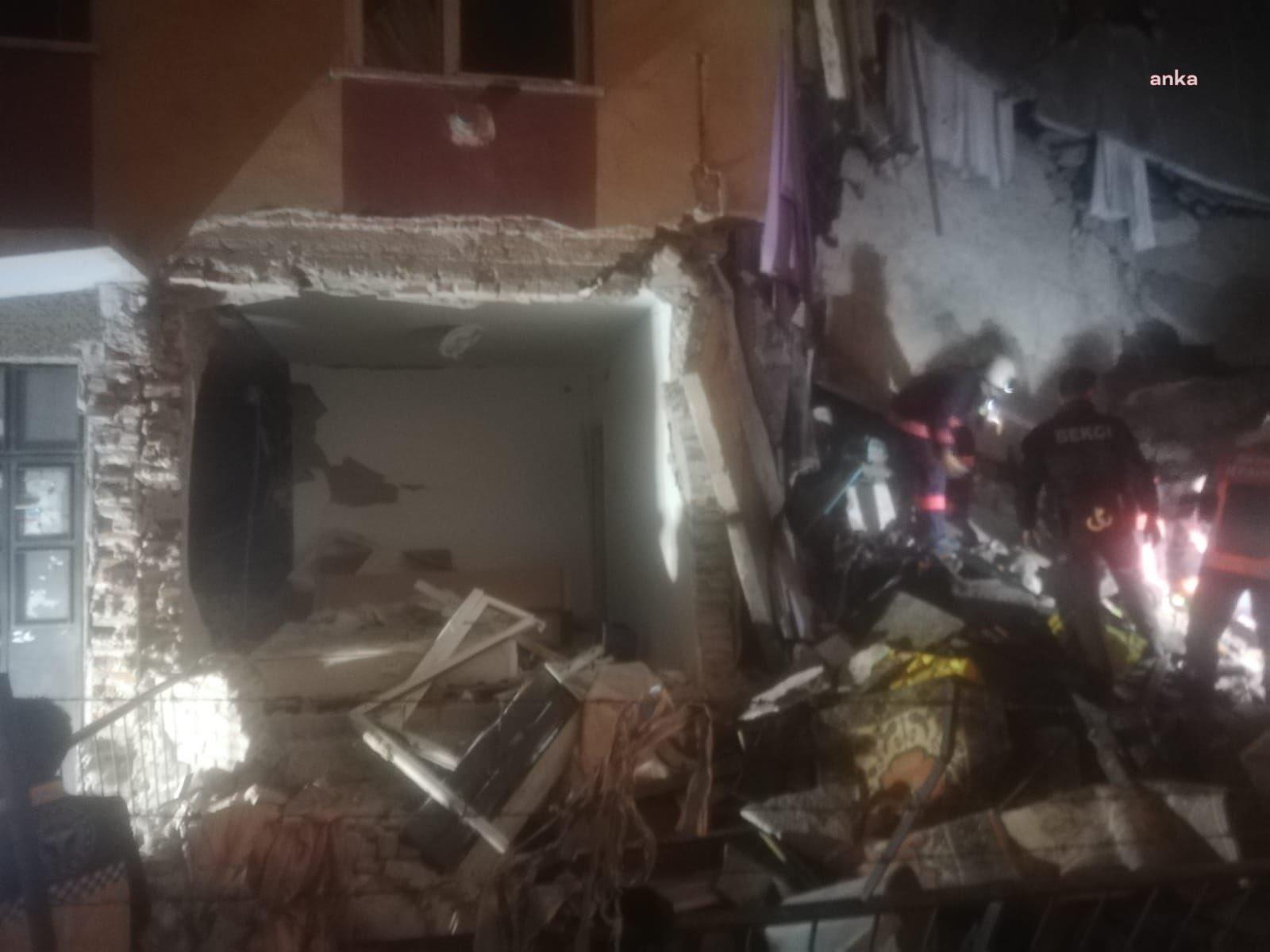 ANKARA KEÇİÖREN'DE BİR APARTMANDA PATLAMA MEYDANA GELDİ