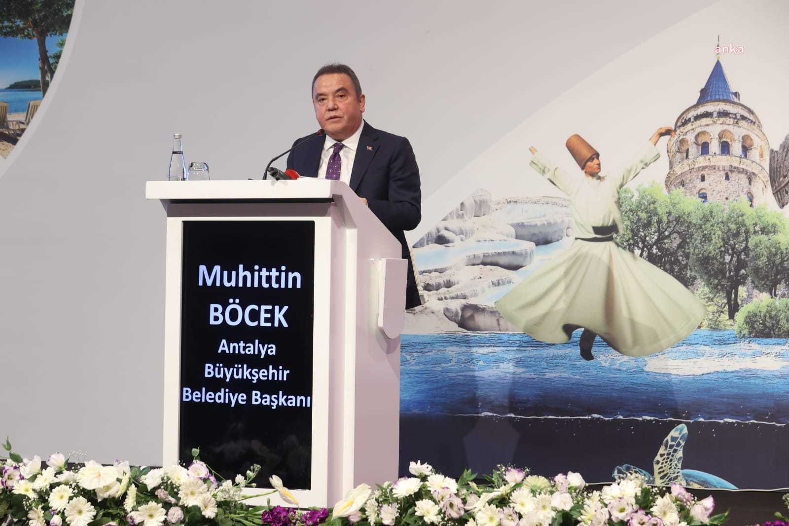 MUHİTTİN BÖCEK: "TURİZMİ GÜÇLENDİRMEK İÇİN VAR GÜCÜMÜZLE ÇALIŞIYORUZ"