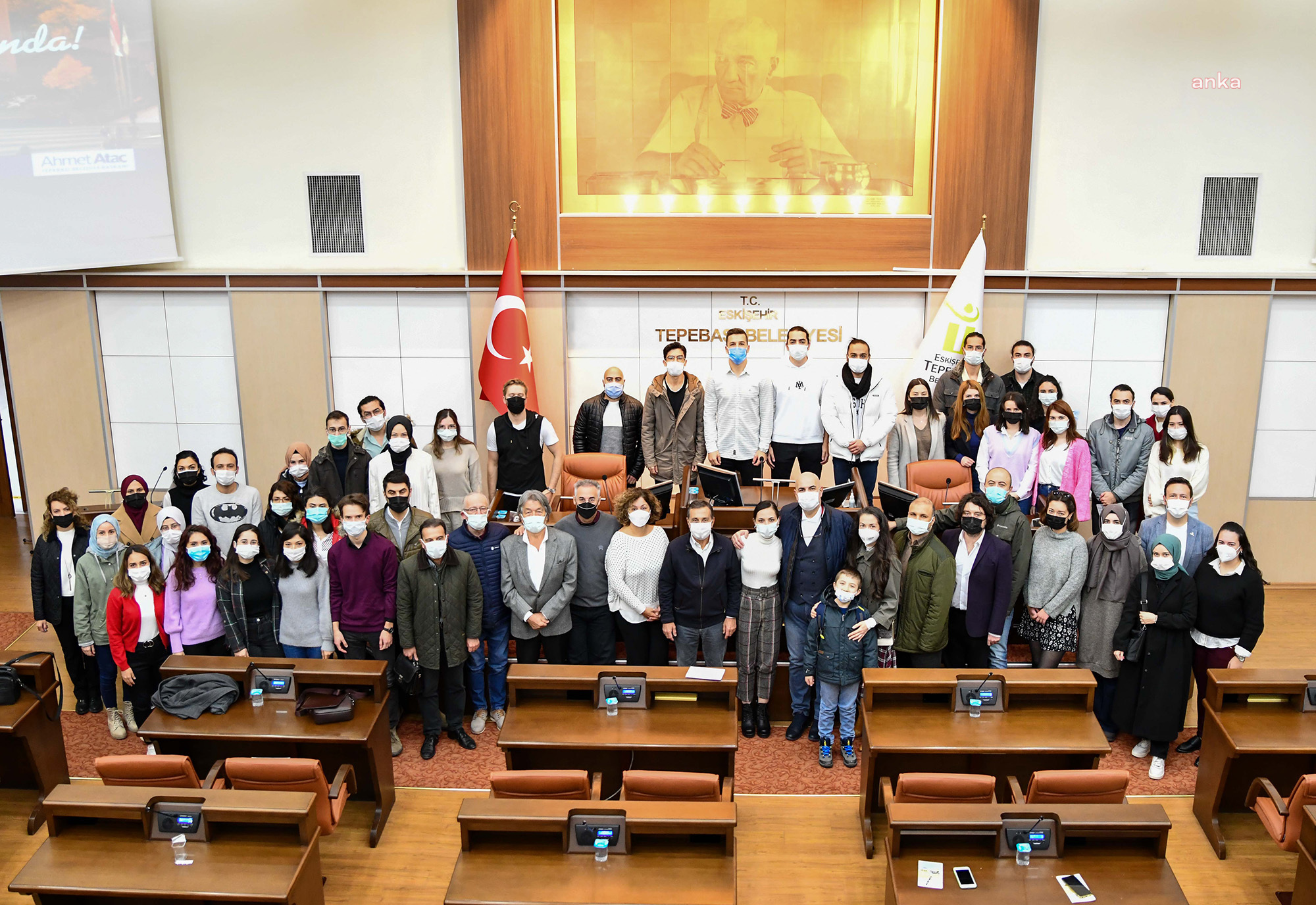 TEPEBAŞI BELEDİYE BAŞKANI ATAÇ DİŞ HEKİMİ ADAYLARIYLA BİR ARAYA GELDİ