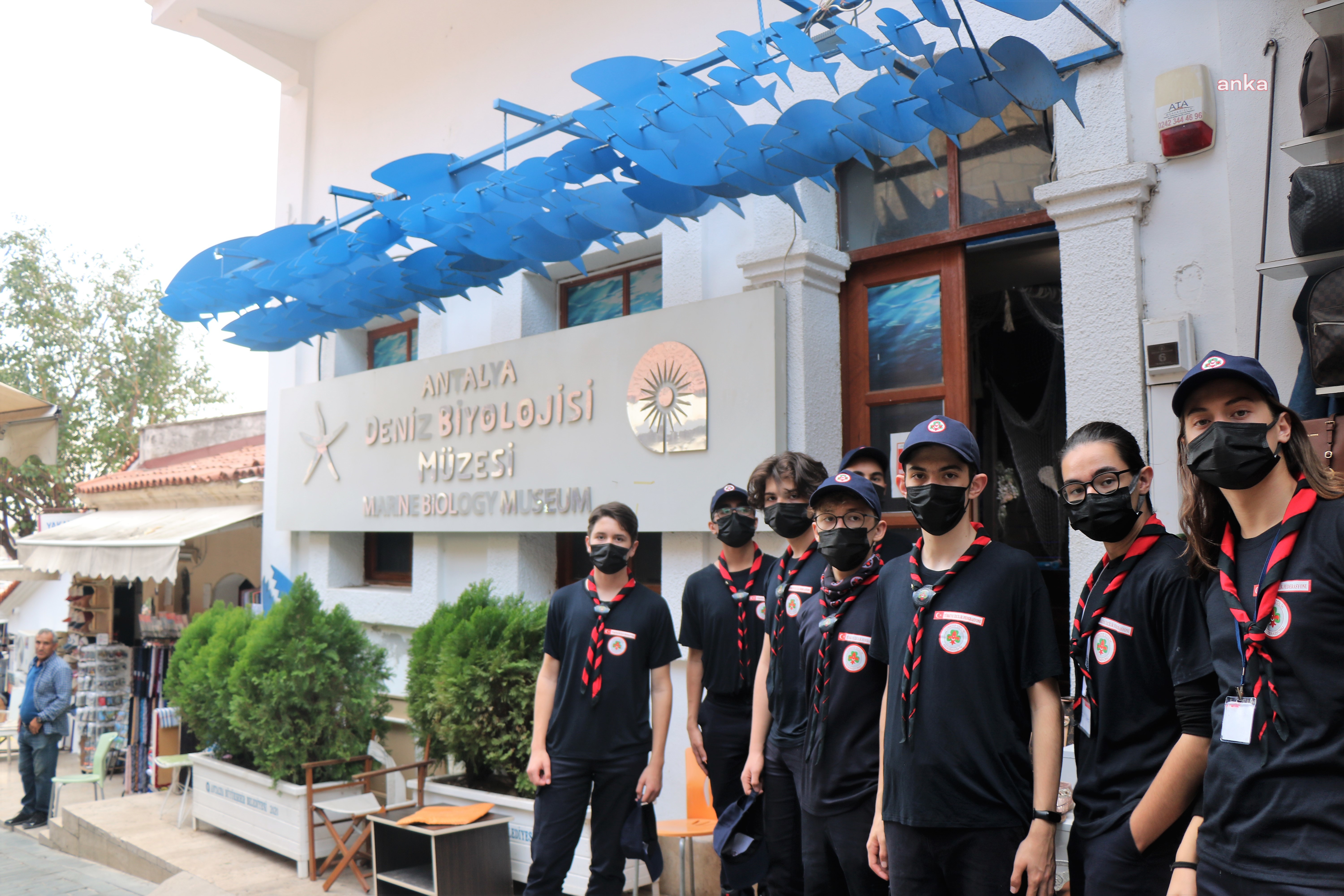 ANTALYA BÜYÜKŞEHİR BELEDİYESİ ESKİŞEHİRLİ İZCİLERİ AĞIRLADI