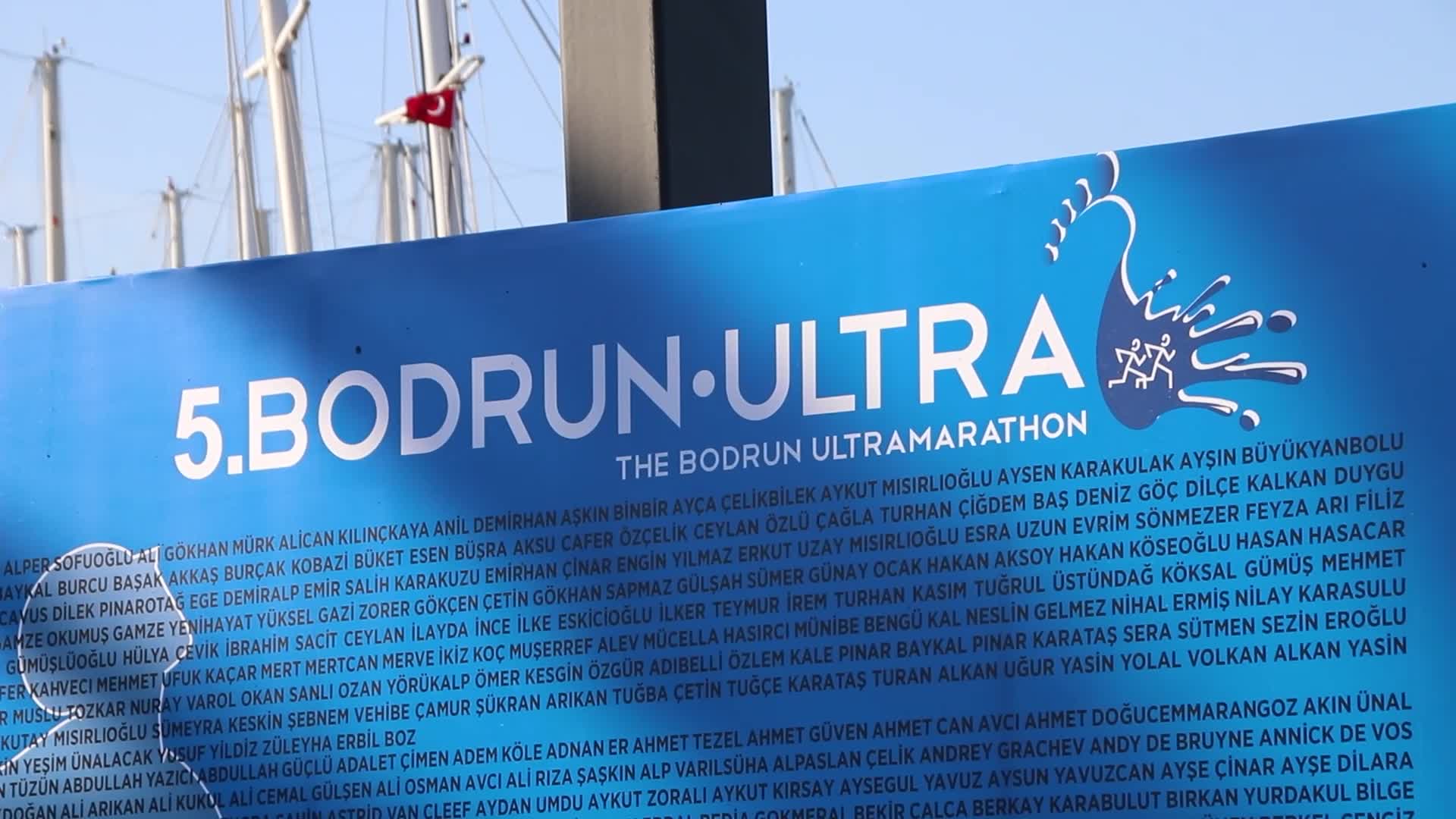 "BODRUN ULTRA MARATONU"NDA 600 SPORCU YARIŞTI