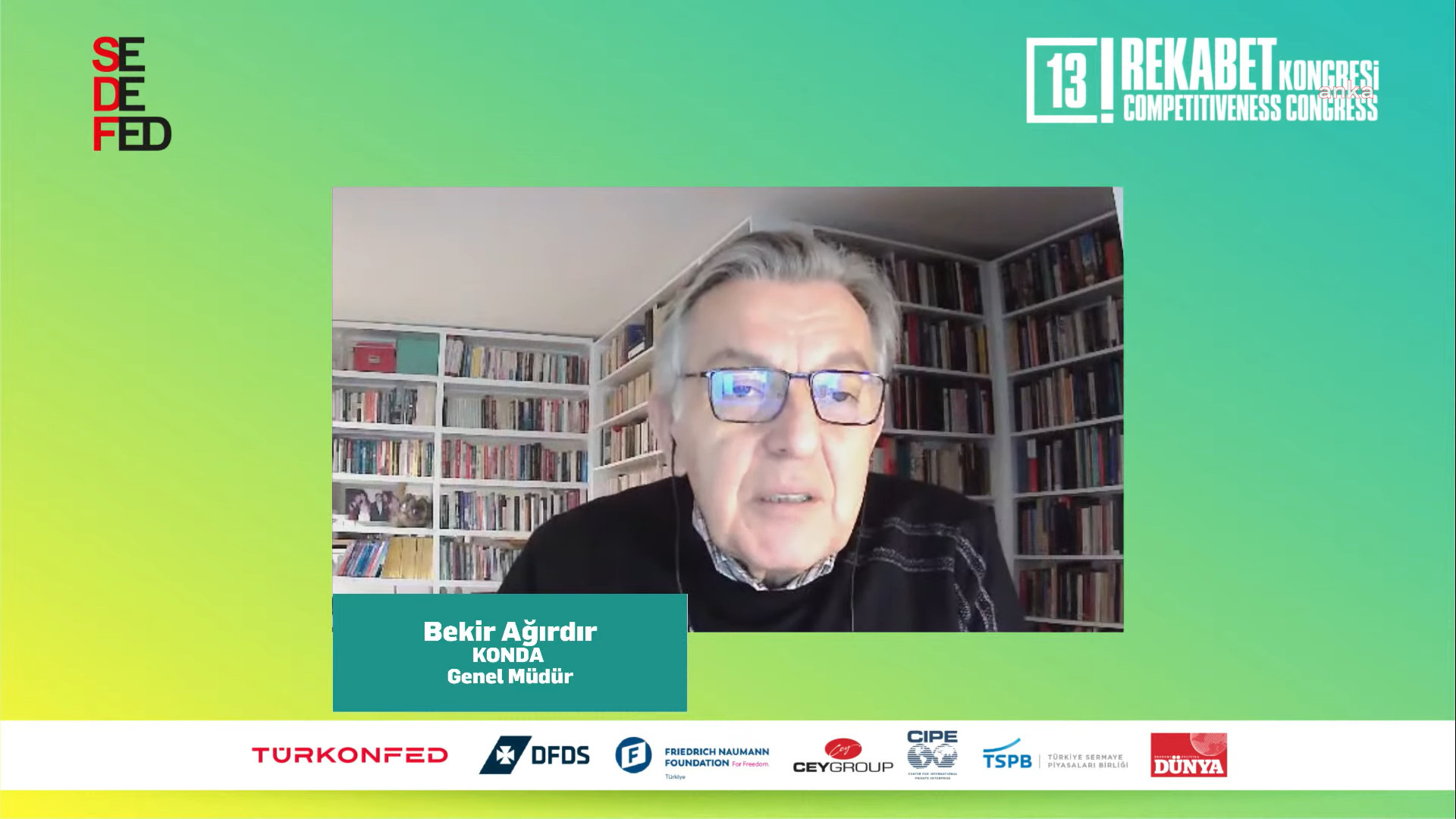 KONDA GENEL MÜDÜRÜ AĞIRDIR, İŞ DÜNYASINA AR-GE VE İNOVASYONA AĞIRLIK VERMELERİNİ ÖNERDİ