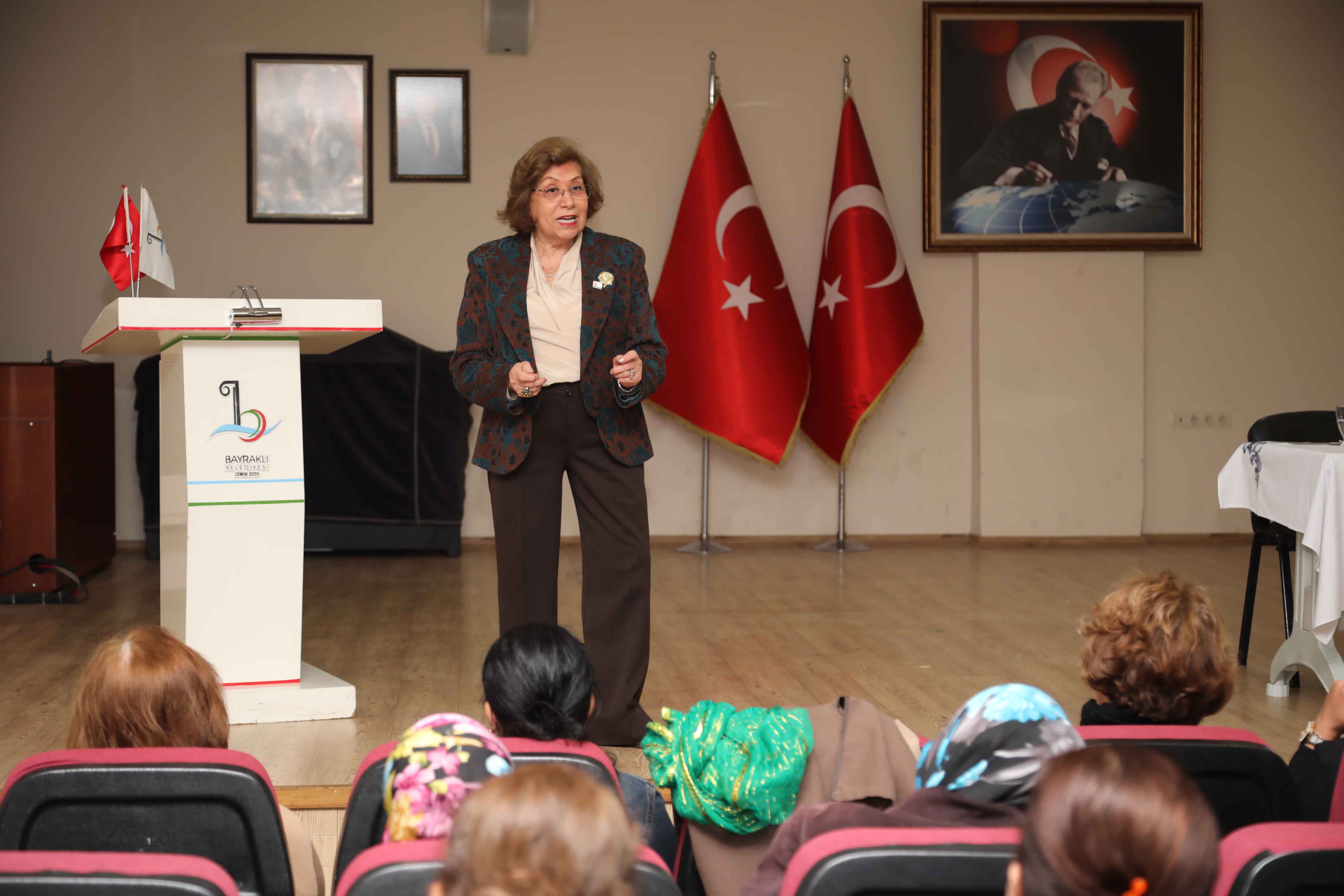 BAYRAKLI'DA "KADIN HAKLARI" SEMİNERİ
