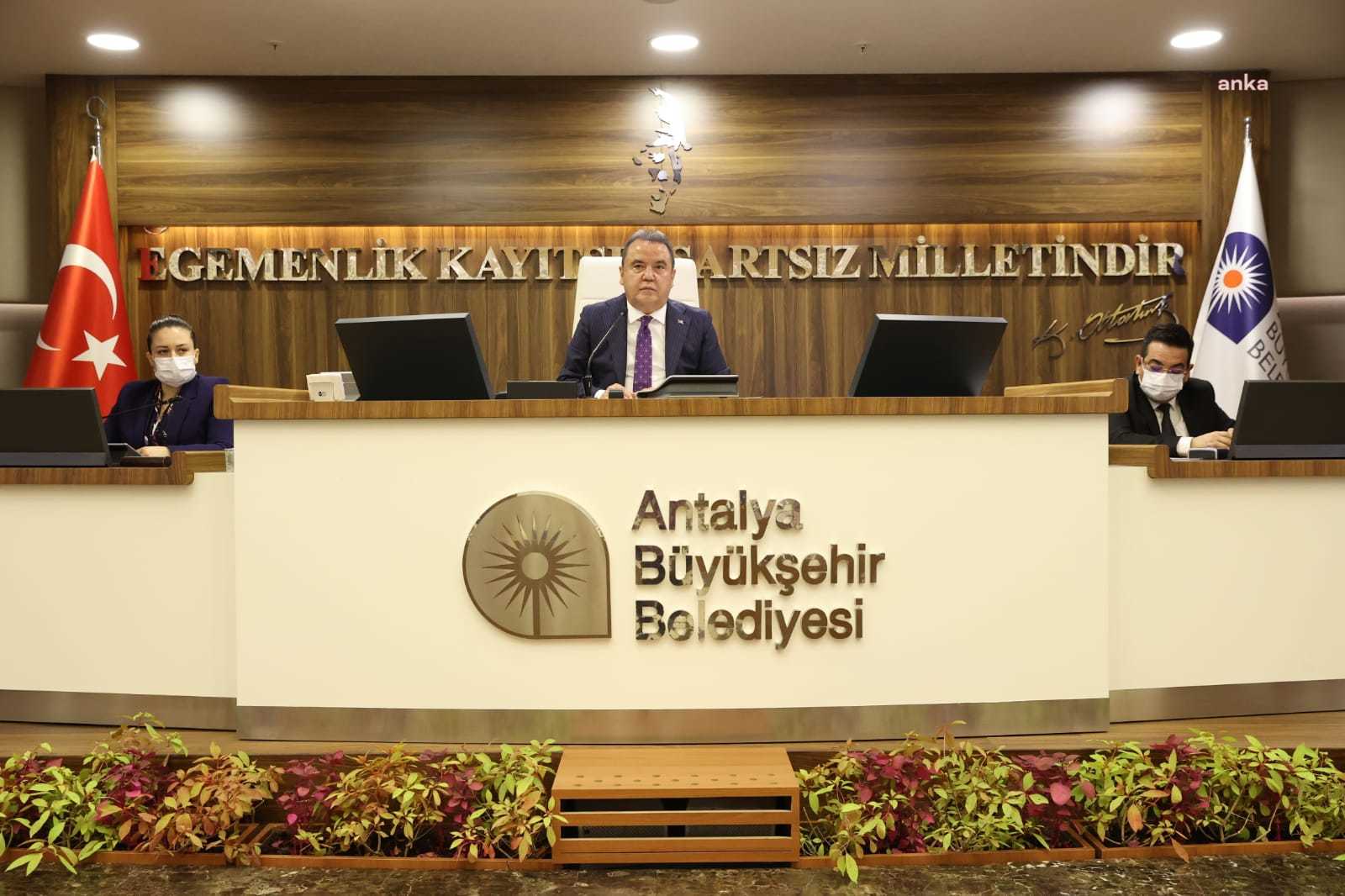 ANTALYA BÜYÜKŞEHİR BELEDİYESİ'NİN 2022 BÜTÇESİ 3 MİLYAR 500 MİLYON TL