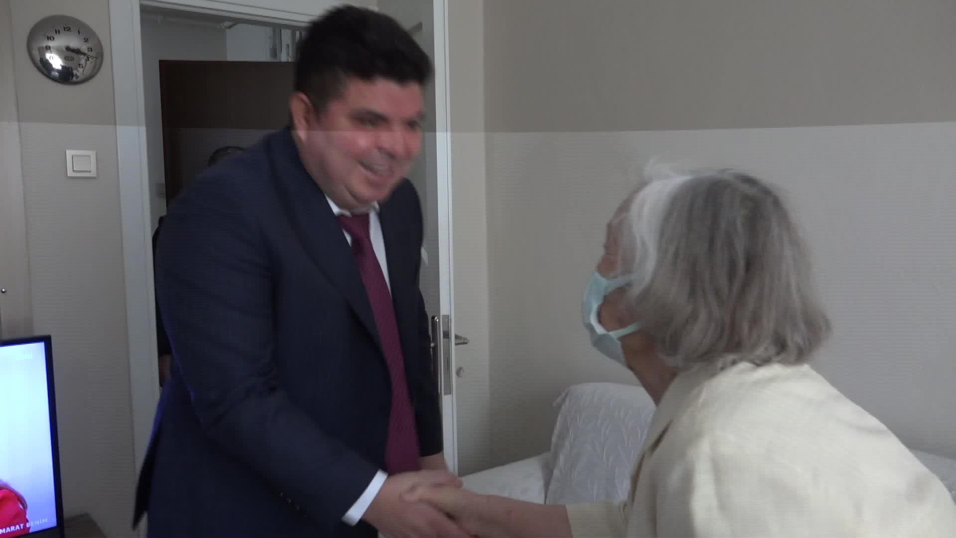 BAŞKAN KILIÇ’TAN 84 YAŞINDAKİ ÖĞRETMENE ZİYARET