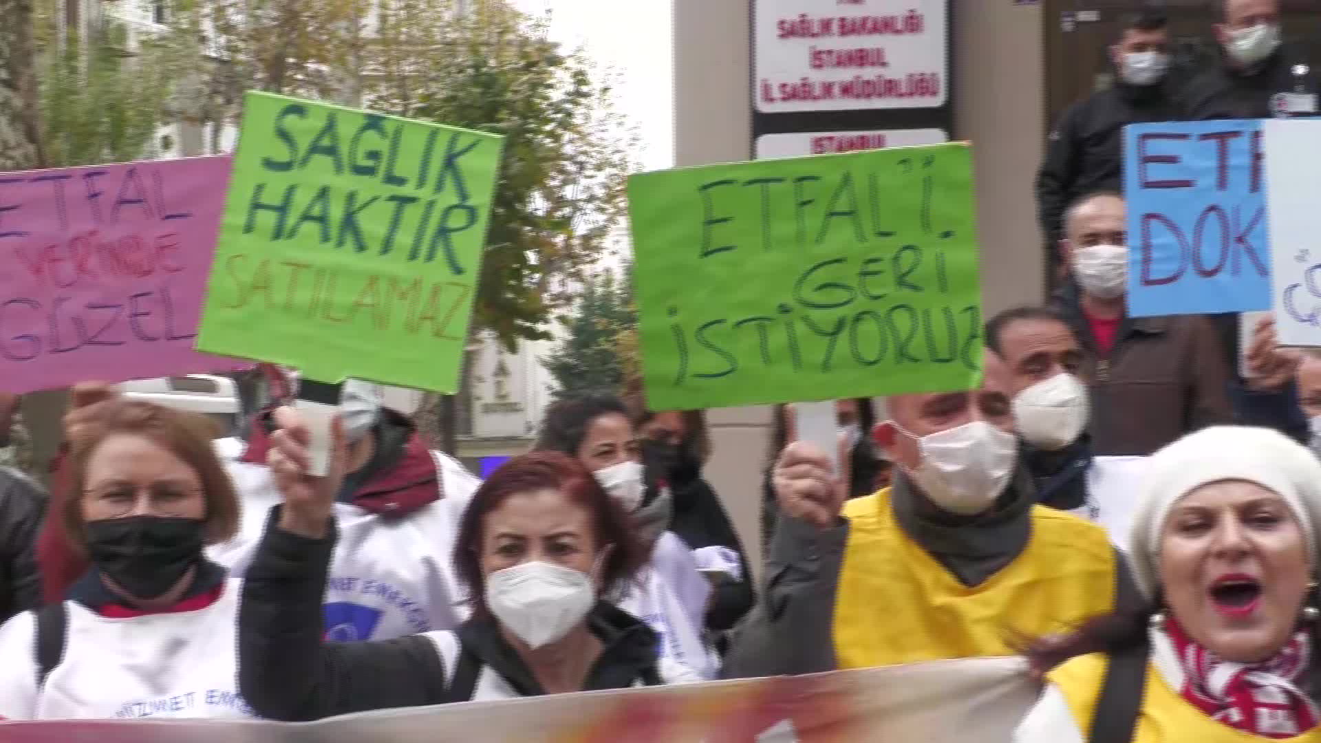 ŞİŞLİ ETFAL DAYANIŞMASI: “İSTANBUL İL SAĞLIK MÜDÜRLÜĞÜ’NÜN BAZI BİRİMLERİ, 'DEPREME DAYANIKSIZ' DİYE KAPATILAN ŞİŞLİ ETFAL HASTANESİ’NE TAŞINDI”
