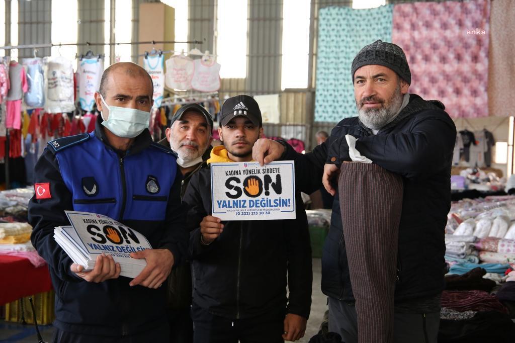 ODUNPAZARI BELEDİYESİ 'KADINA ŞİDDETE DUR' ETKİNLİĞİ DÜZENLEDİ