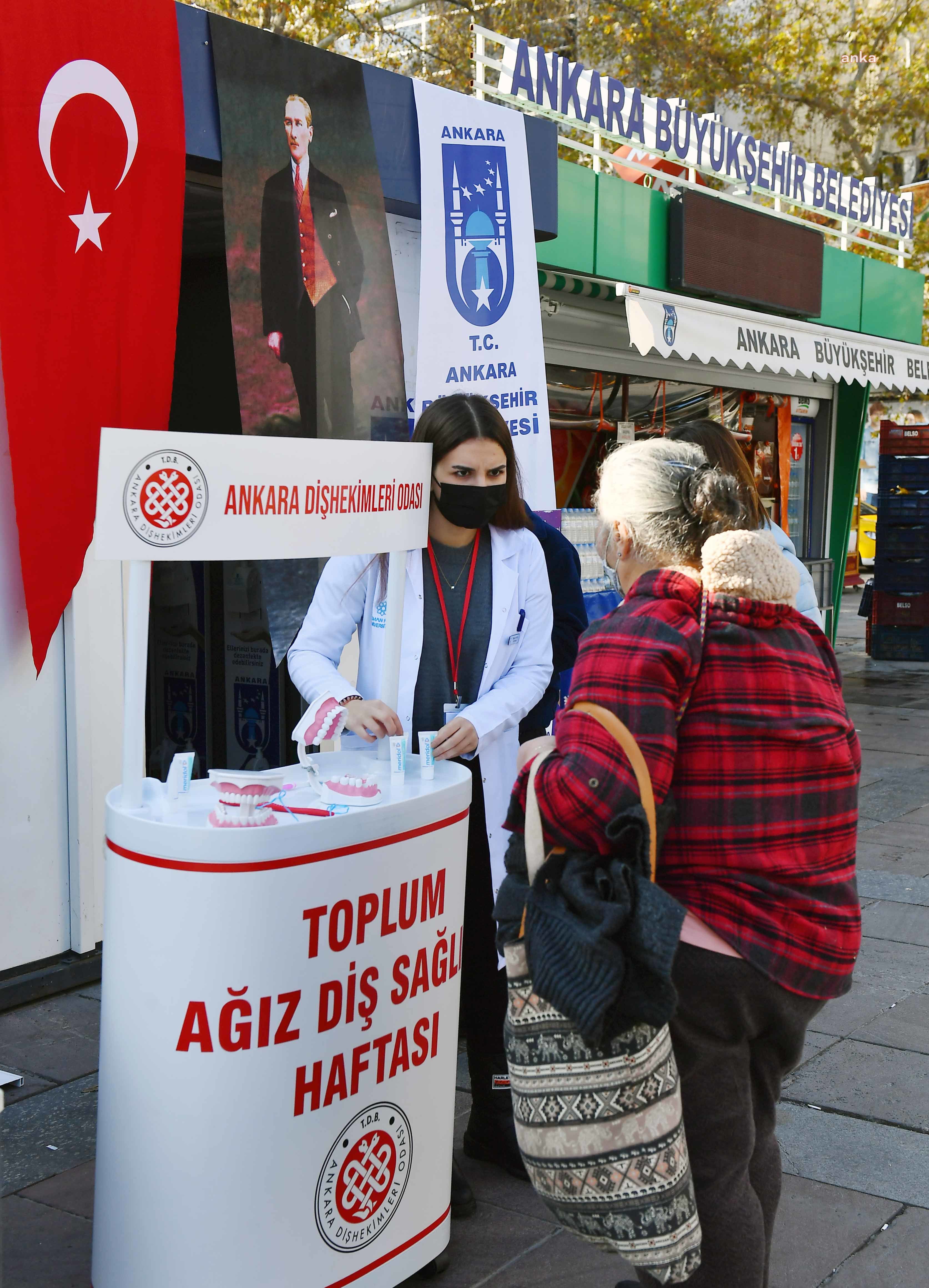 ANKARA BÜYÜKŞEHİR BELEDİYESİ AĞIZ VE DİŞ SAĞLIĞI KONUSUNDA BİLGİLENDİRİYOR