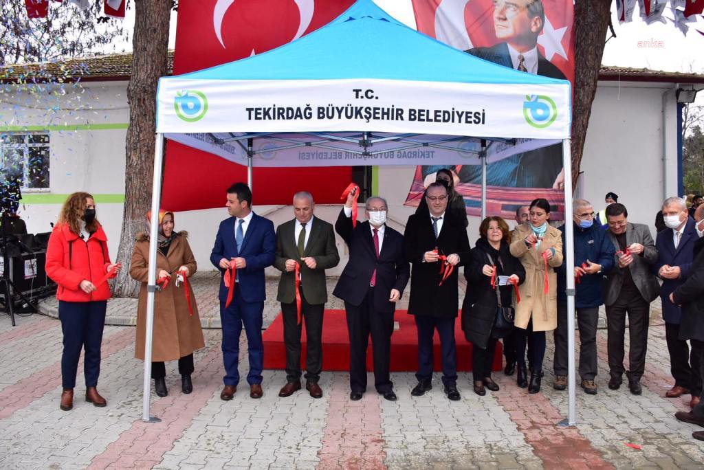 TEKİRDAĞ BÜYÜKŞEHİR'İN YENİLEDİĞİ YOLLAR HİZMETE AÇILDI