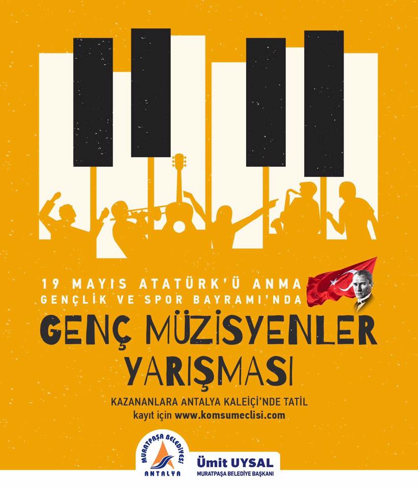 MURATPAŞA'DA GENÇ MÜZİSYENLER YARIŞMASI BAŞLIYOR