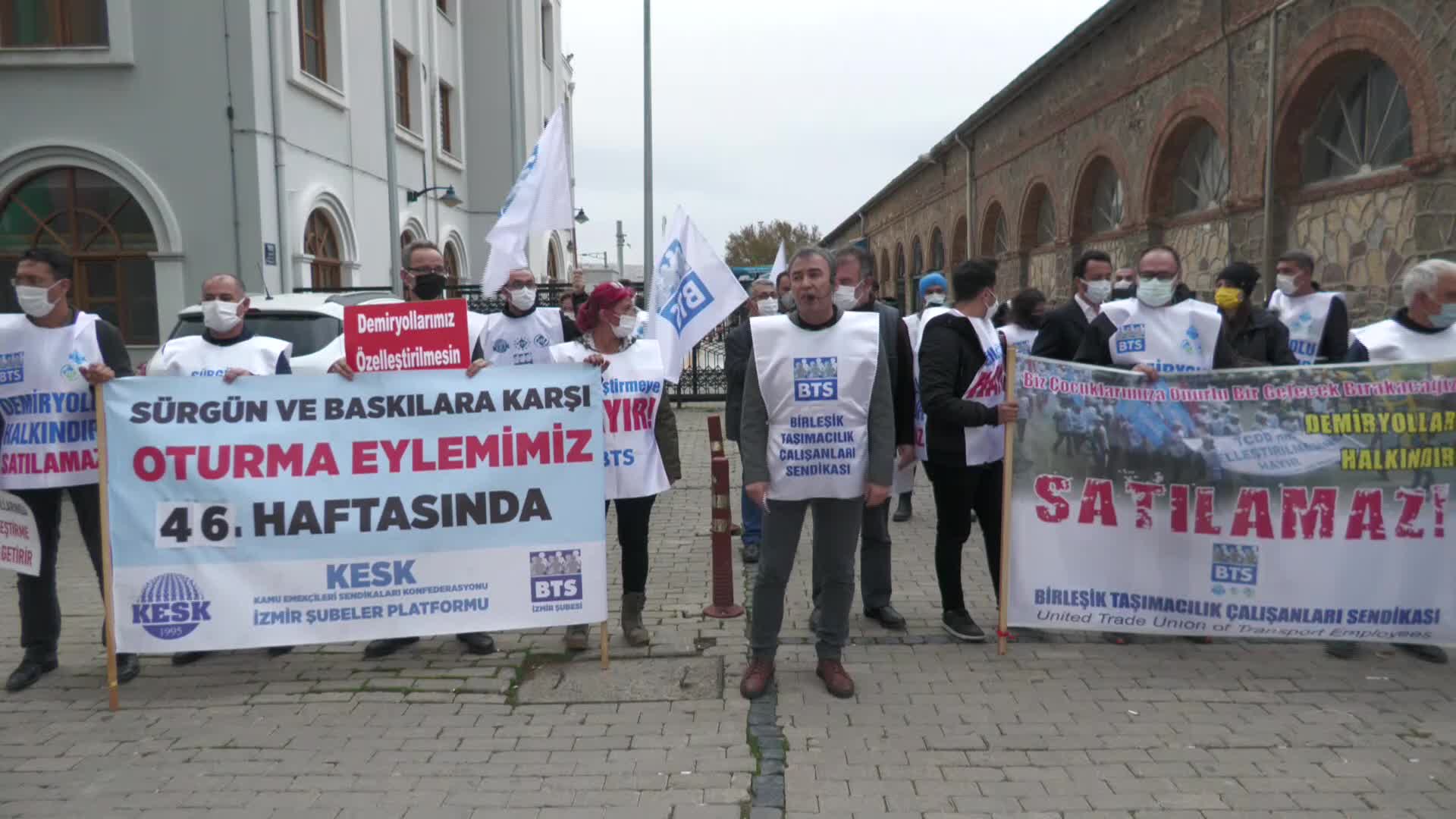 DEMİRYOLU İŞÇİLERİ: "GEÇİNEMİYORUZ DEMEK SUÇSA BU SUÇU İŞLEYECEĞİZ"