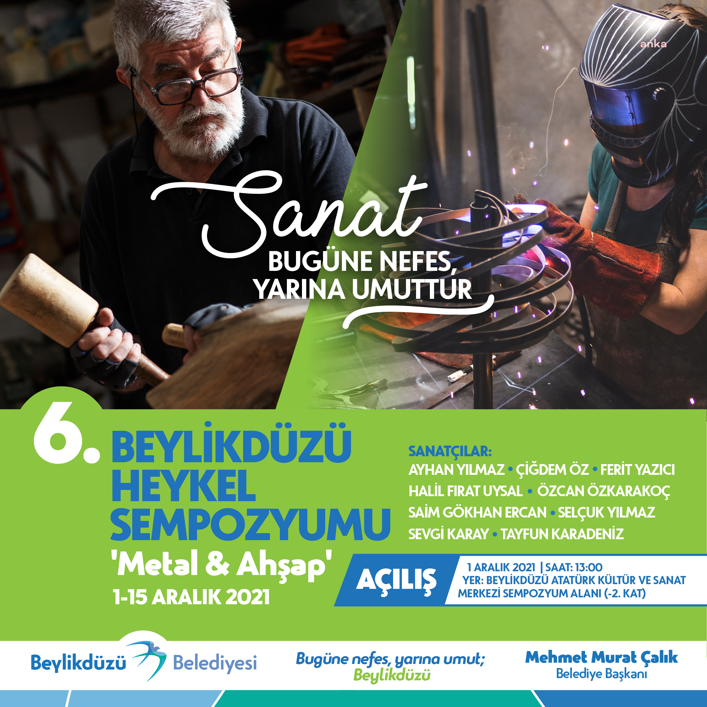 6. BEYLİKDÜZÜ HEYKEL SEMPOZYUMU BAŞLIYOR