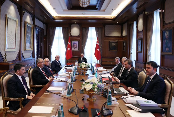 CUMHURBAŞKANLIĞI YÜKSEK İSTİŞARE KURULU 'İKLİM DEĞİŞİKLİĞİ' GÜNDEMİ İLE TOPLANDI