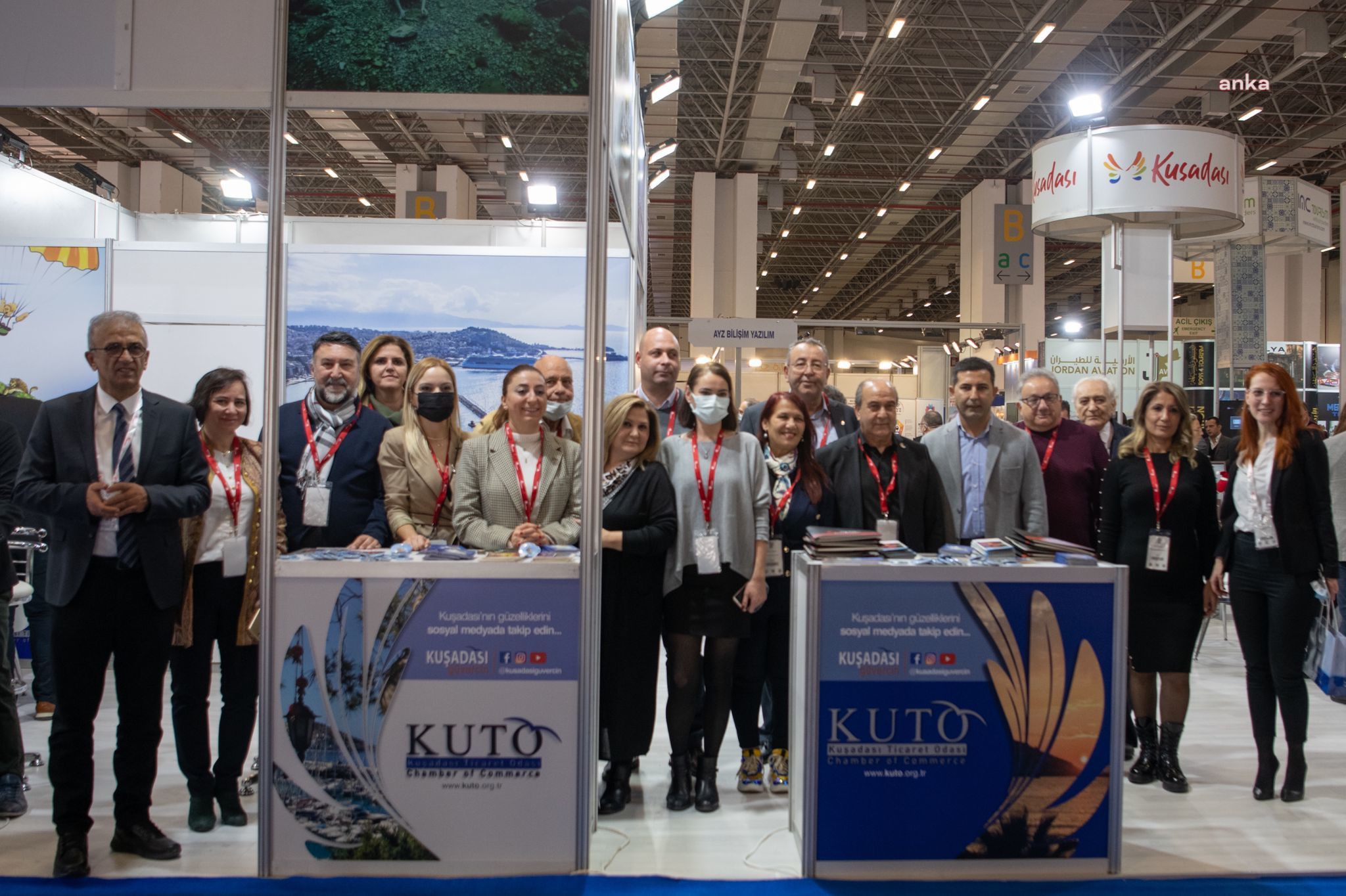 KUŞADASI BELEDİYE BAŞKANI GÜNEL "TRAVEL TURKEY" FUARINI ZİYARET ETTİ