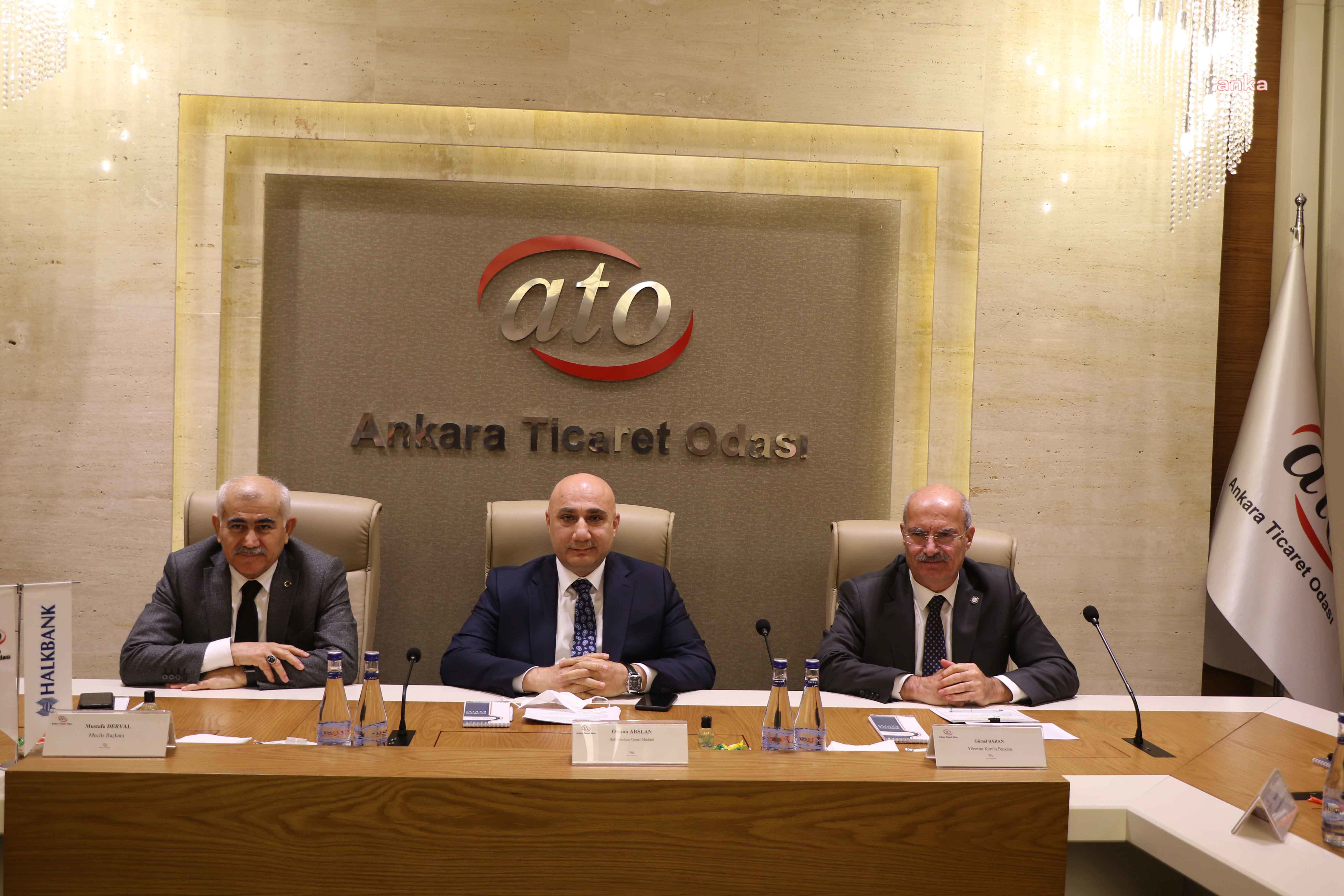 HALKBANK GENEL MÜDÜRÜ ARSLAN ATO BAŞKANI BARAN'I ZİYARET ETTİ