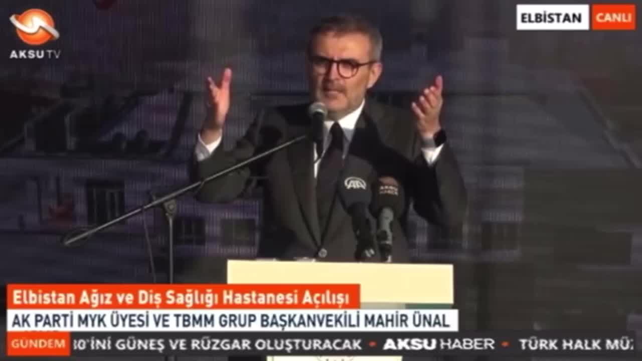 MAHİR ÜNAL, ELBİSTAN AĞIZ VE DİŞ SAĞLI MERKEZİ’NİN AÇILIŞINI YAPTI: “ZATEN KİMSE GELMEMİŞ Kİ BİR SİZ GELMİŞSİNİZ”