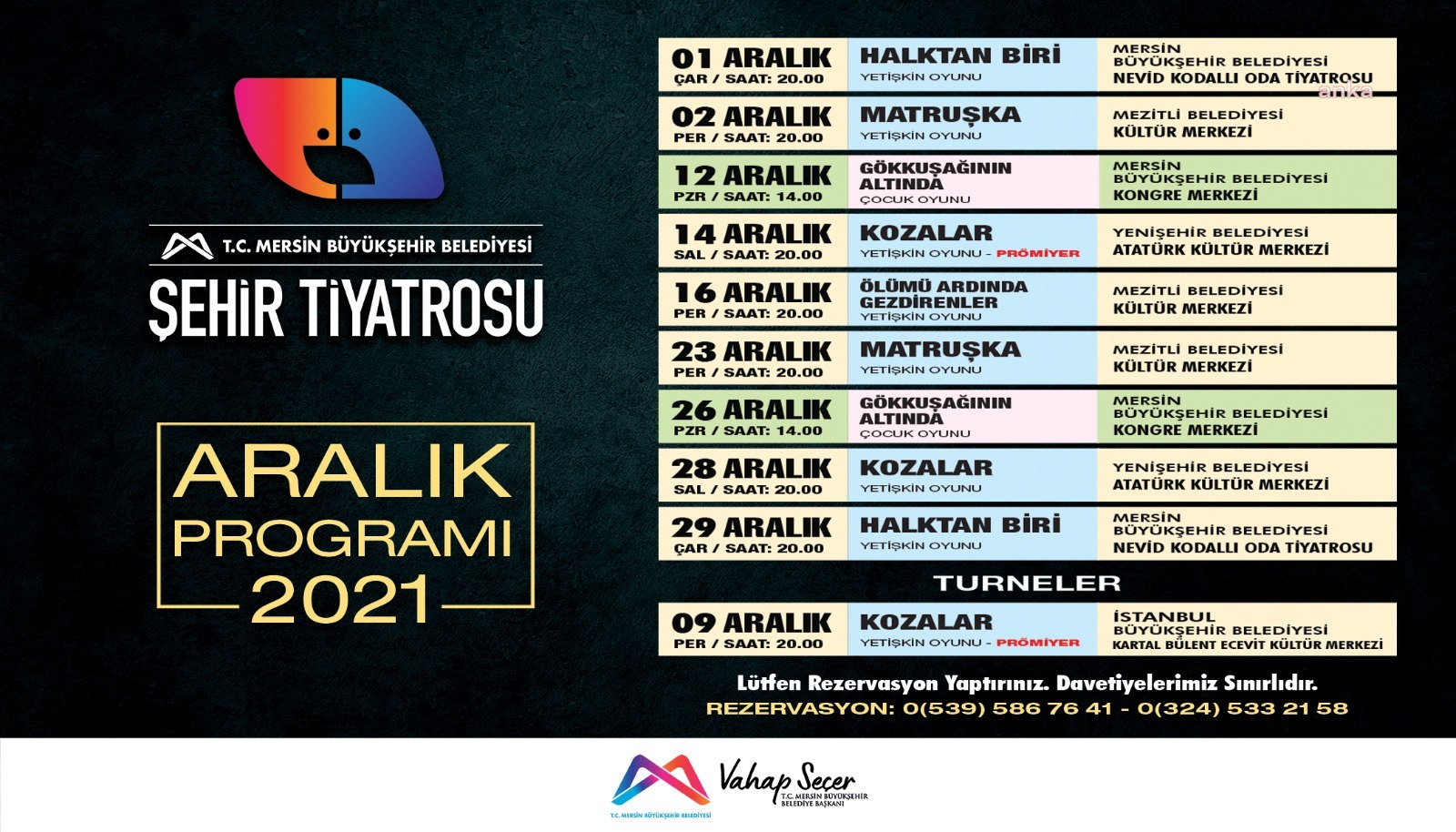 ŞEHİR TİYATROSU’NUN ‘KOZALAR’ OYUNU İSTANBUL VE MERSİN’DE PRÖMİYER YAPACAK