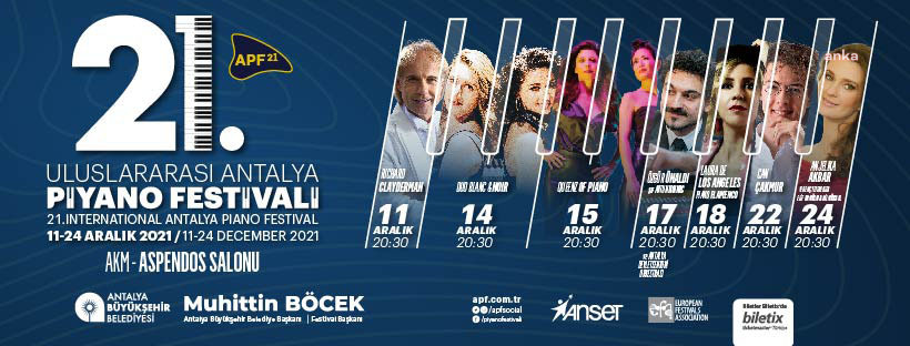 ULUSLARARASI ANTALYA PİYANO FESTİVALİ BAŞLIYOR
