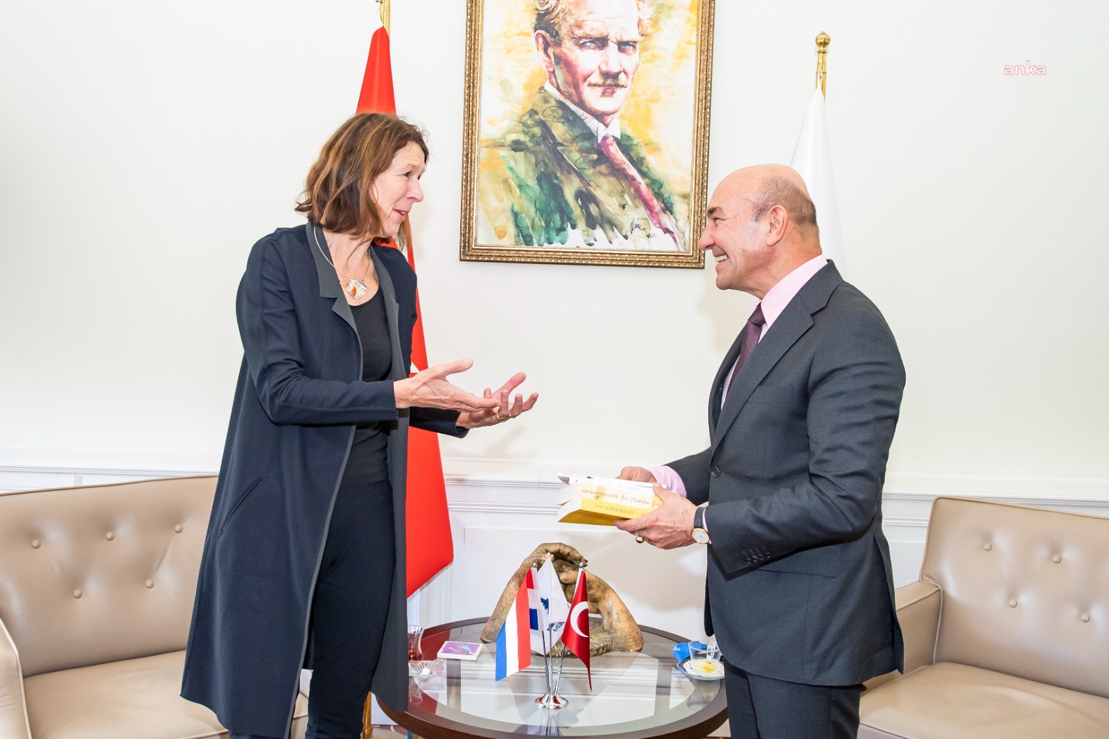 BAŞKAN SOYER HOLLANDA BÜYÜKELÇİSİ KWAASTENİET’İ AĞIRLADI