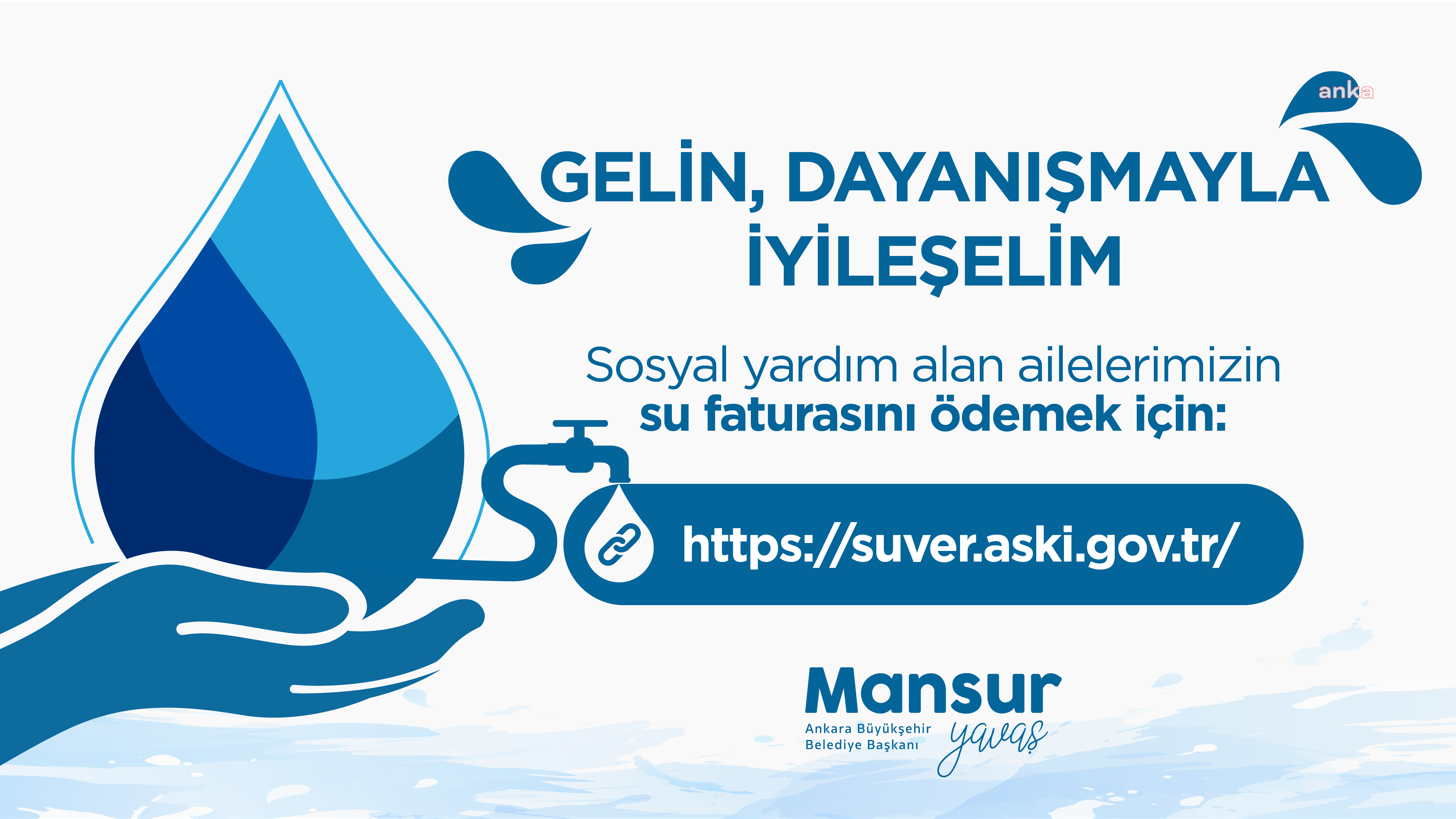 MANSUR YAVAŞ’TAN YENİ DAYANIŞMA ÇAĞRISI: “İYİLİKTE BİR DAMLA OLALIM”