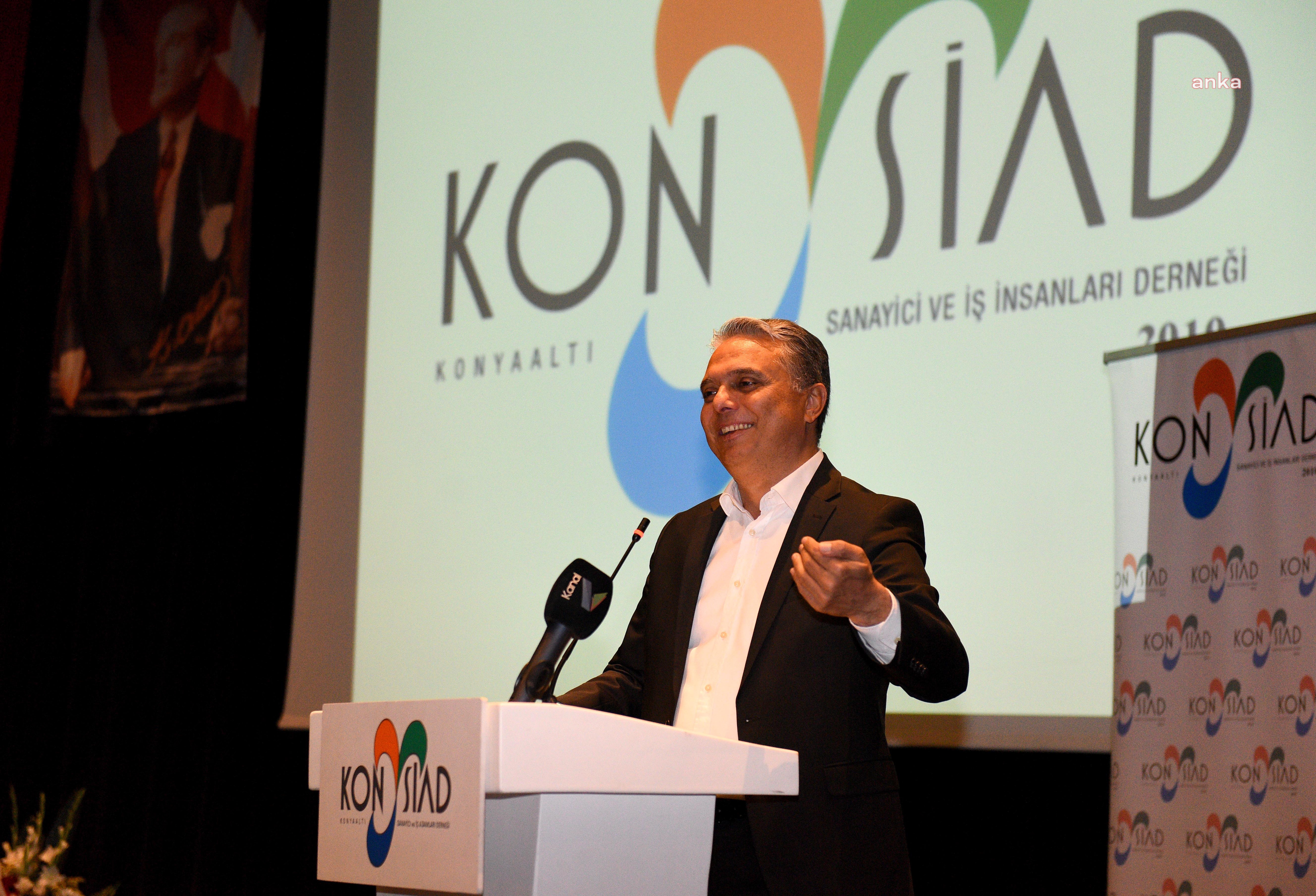 ÜMİT UYSAL, KONSİAD'DA GIDA DESTEĞİNİ ANLATTI