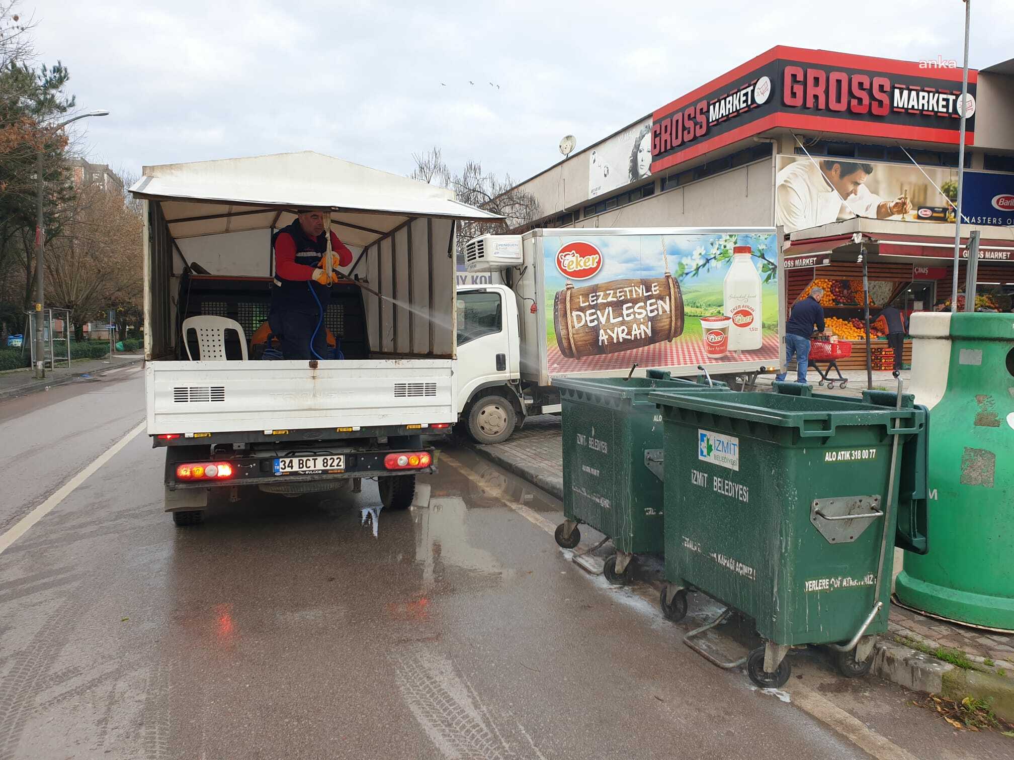 İZMİT BELEDİYESİ KONTEYNER TEMİZLİĞİ GERÇEKLEŞTİRDİ