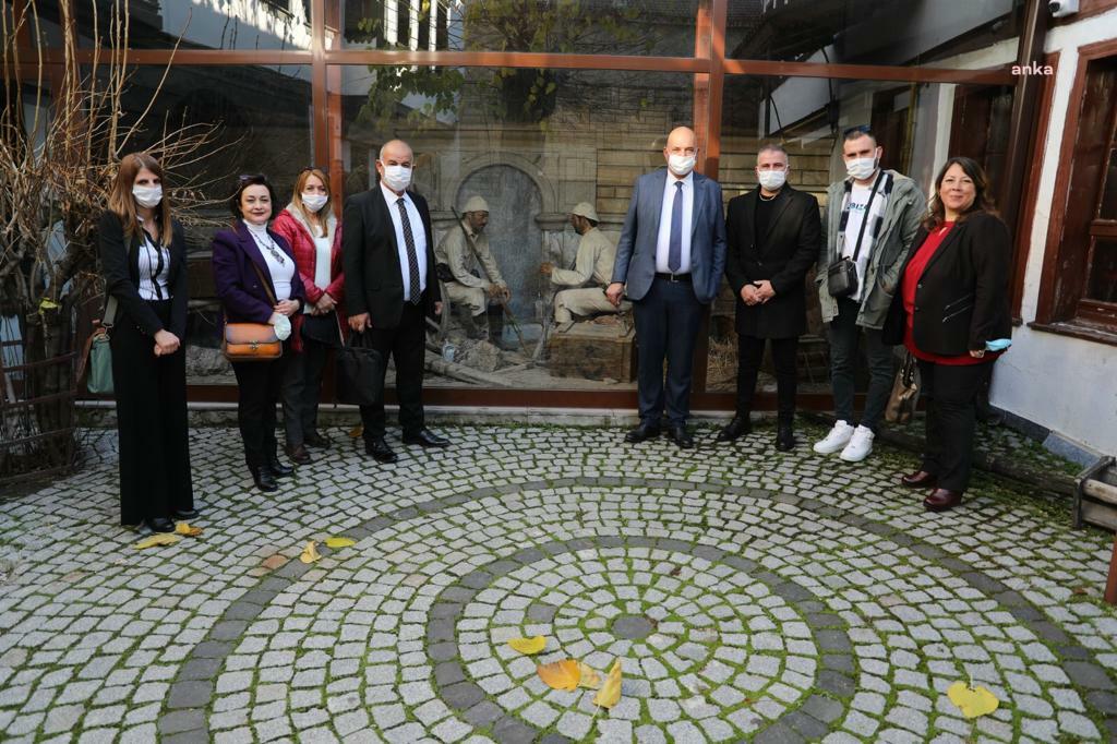KIBRIS BELEDİYE BAŞKANLARI ODUNPAZARI'NI GEZDİLER