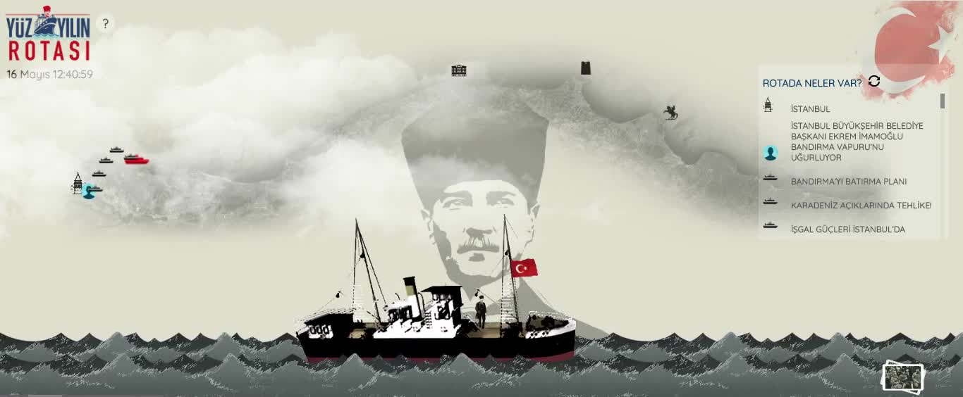 İMAMOĞLU, GALATA RIHTIMI’NDAN BANDIRMA VAPURU’NU YOLCU ETTİ