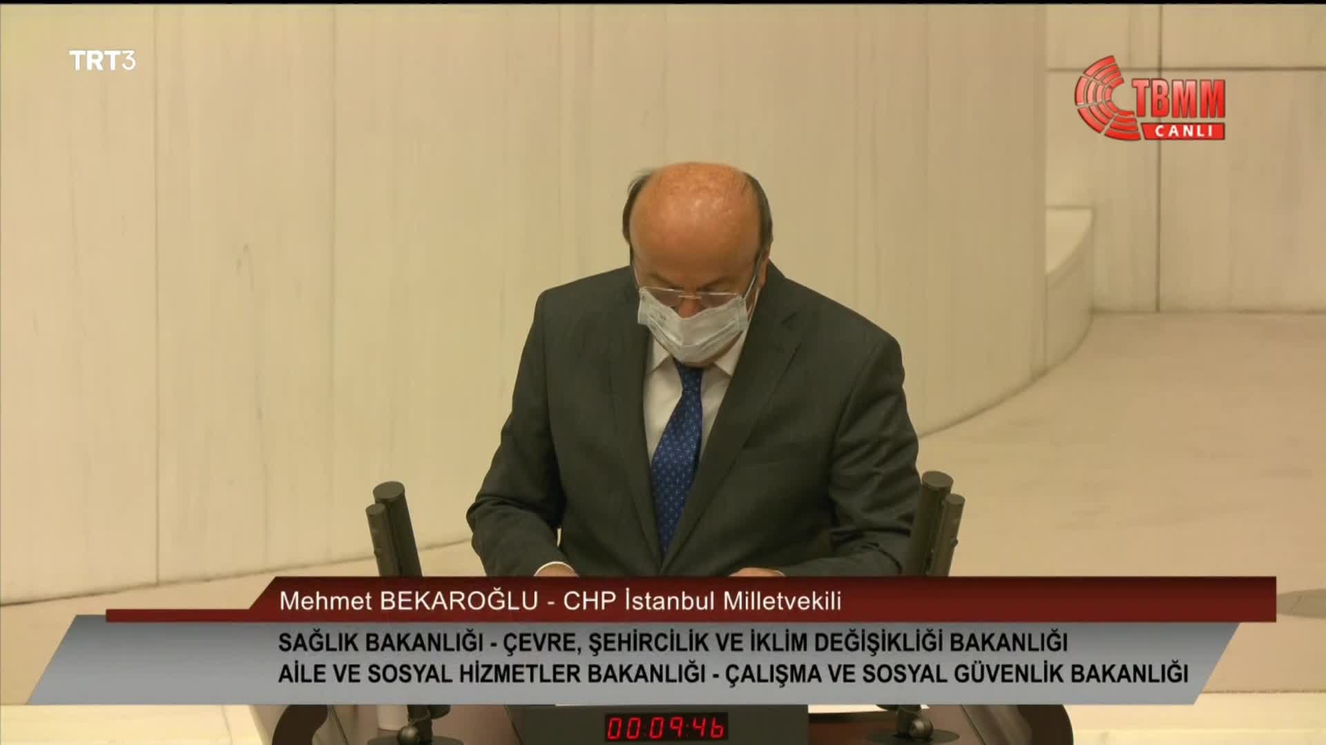 CHP’Lİ BEKAROĞLU: SAĞLIK BAKANLIĞI, ÜNİVERSİTE HASTANELERİNİ BATIRIYOR