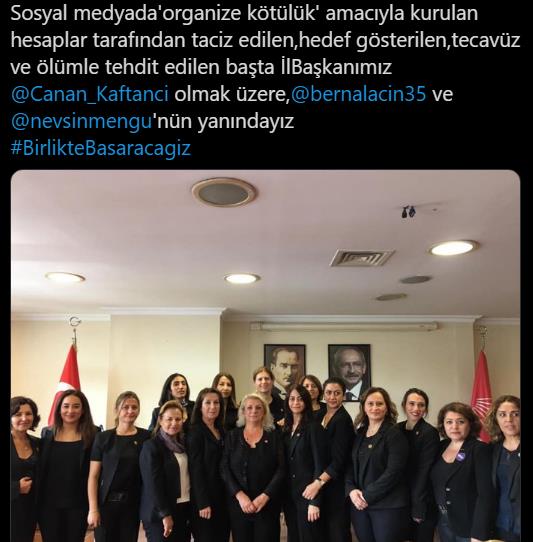 HEDEF GÖSTERİLEN KADINLARA İBB MECLİS ÜYESİ KADINLARDAN DESTEK