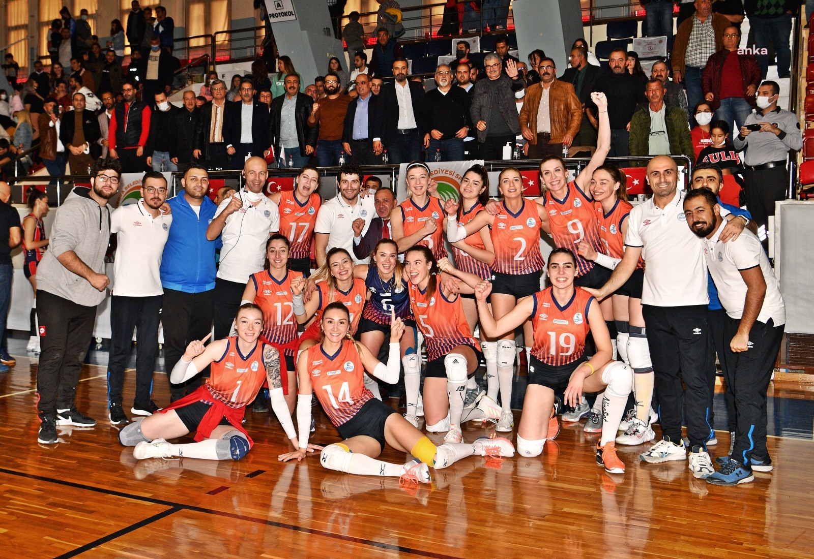 ÇUKUROVA BELEDİYESİ SK'DEN 9. GALİBİYET