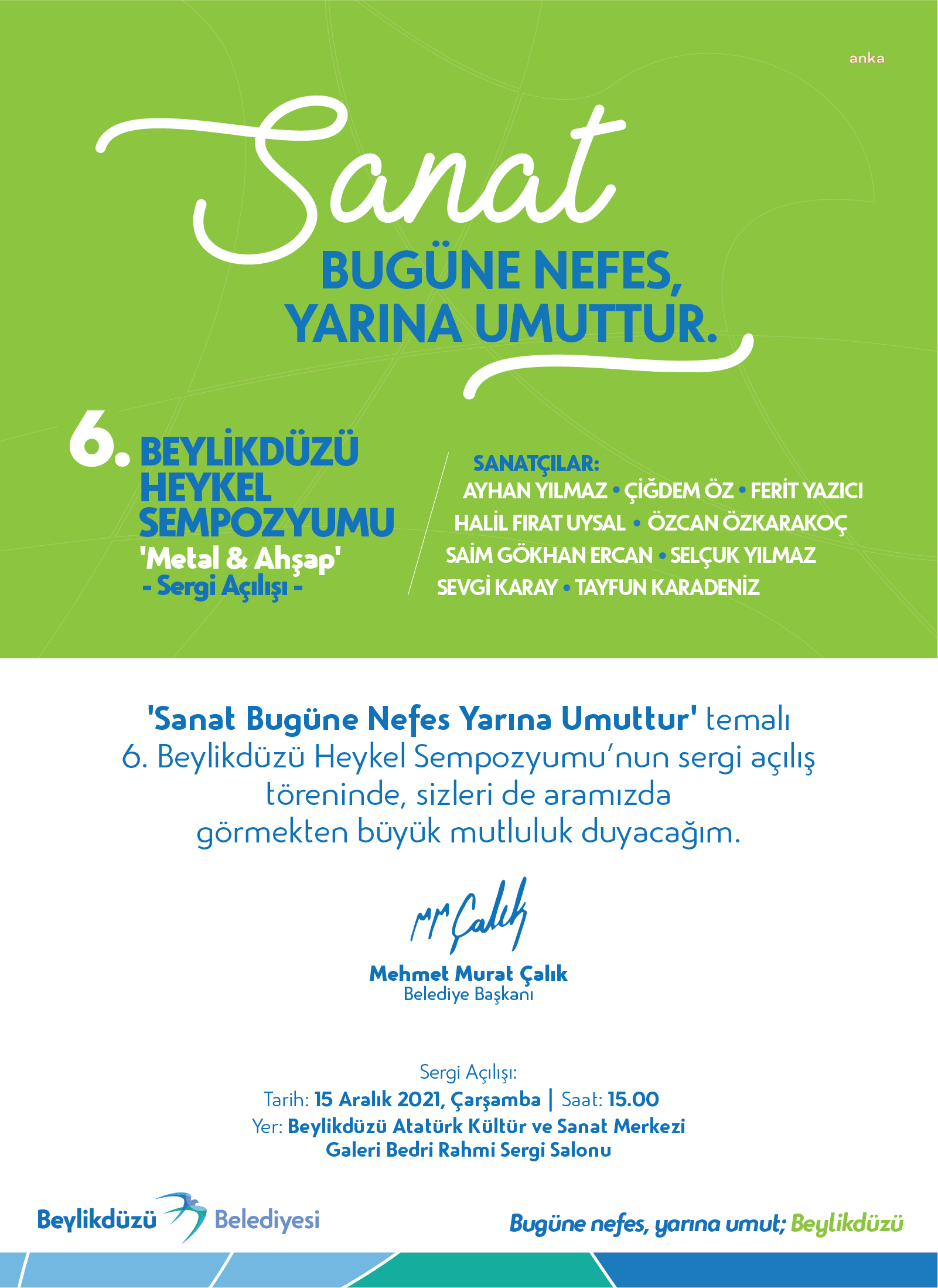 6. BEYLİKDÜZÜ HEYKEL SEMPOZYUMU SONA ERİYOR