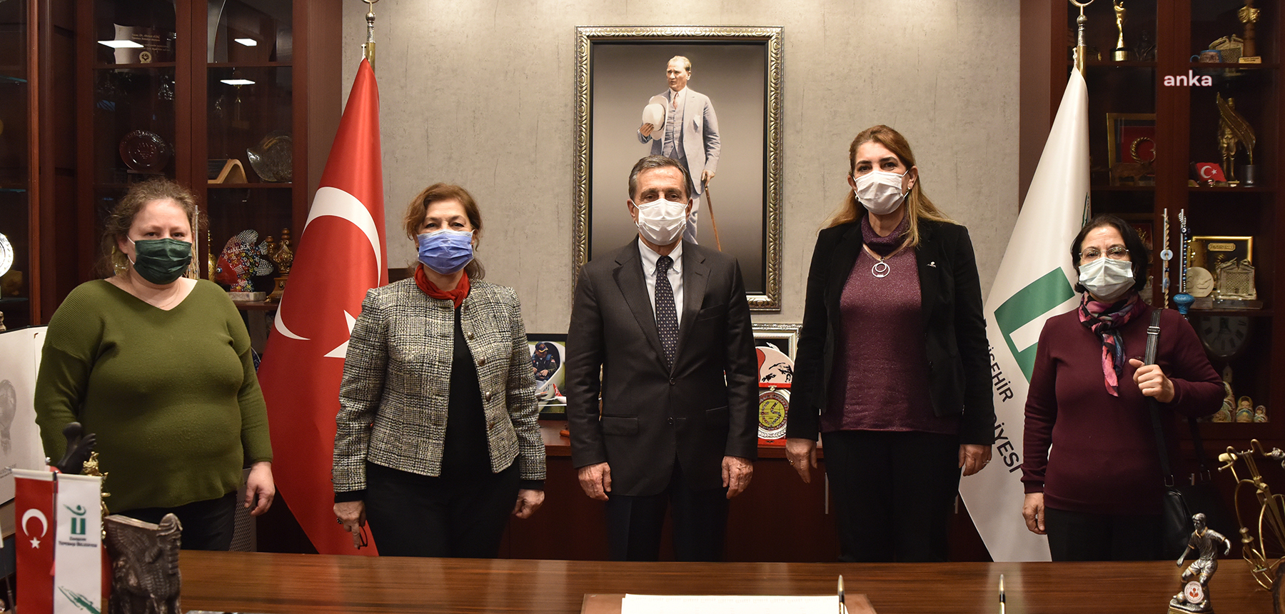 CUMHURİYET KADINLARI DERNEĞİ’NDEN AHMET ATAÇ’A ZİYARET