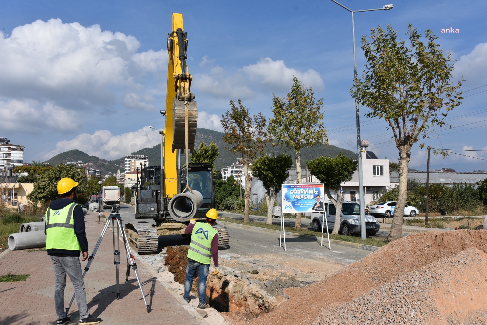 MESKİ, ANAMUR İLÇESİNİN ALT YAPISINI GÜÇLENDİRİYOR