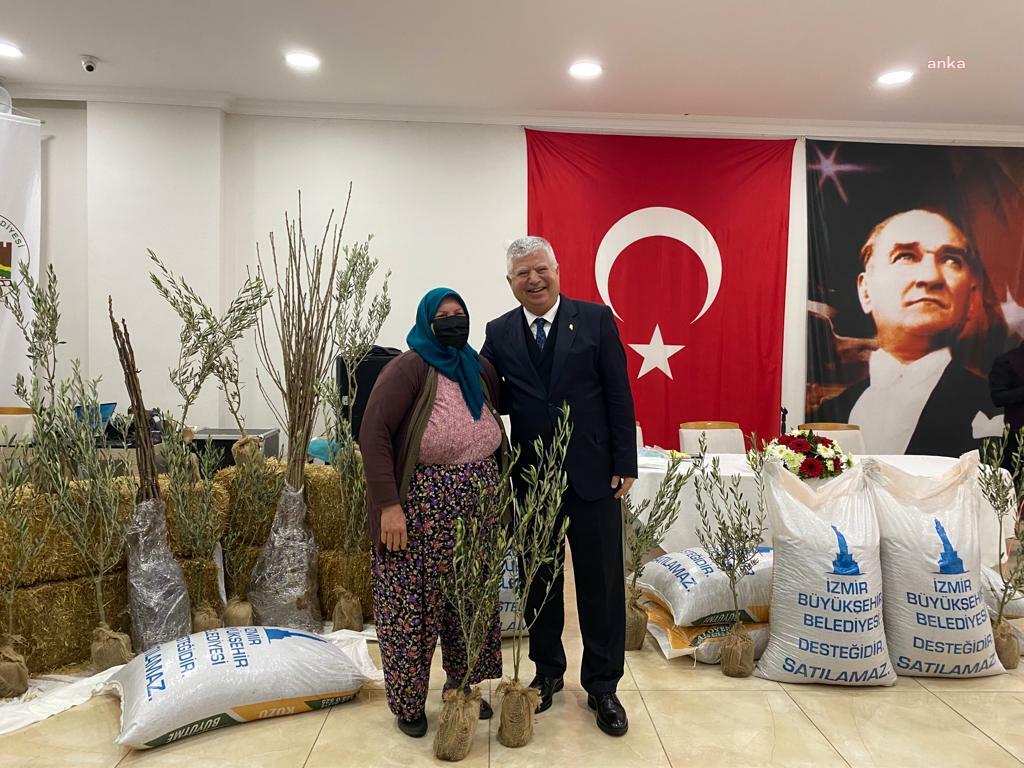 İZMİR BÜYÜKŞEHİR BELEDİYESİ’NDEN BEYDAĞLI ÜRETİCİYE ÇİFTE DESTEK
