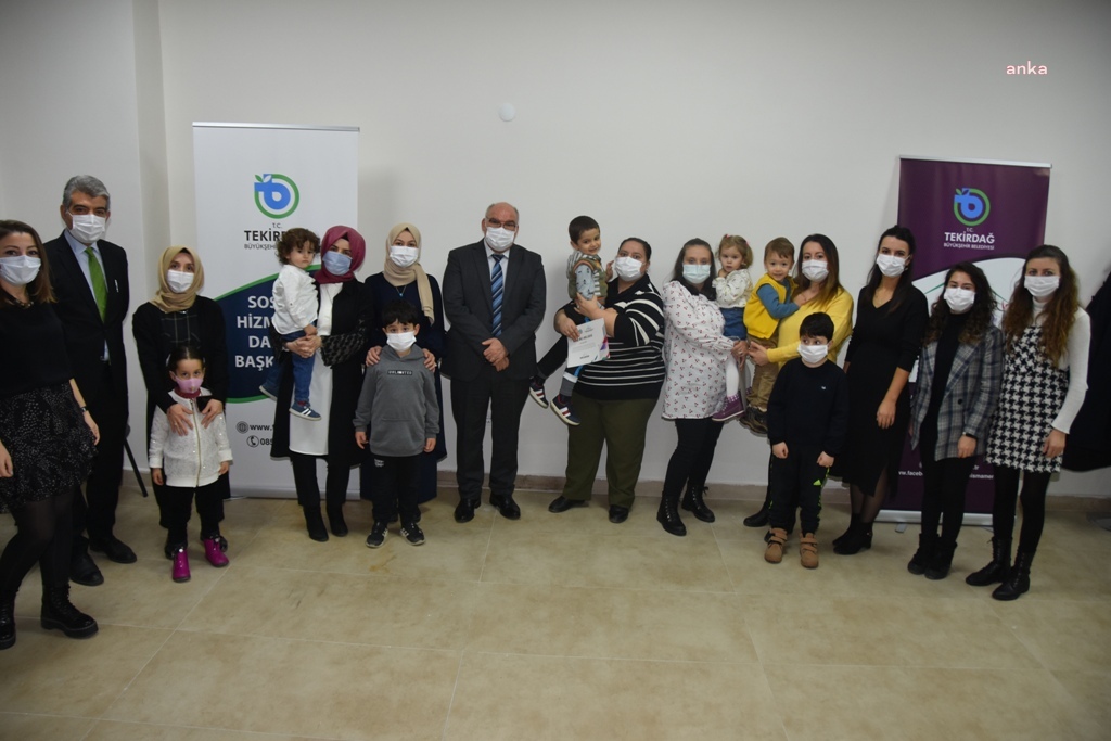 TEKİRDAĞ'DA ATÖLYE KATILIMCILARINA SERTİFİKALARI VERİLDİ